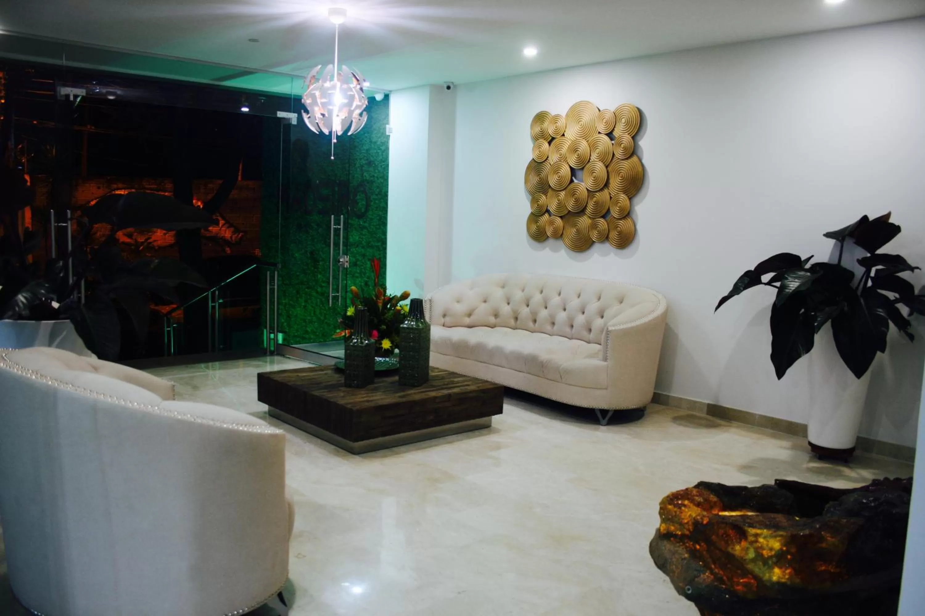 Living room in Hotel Madeiro