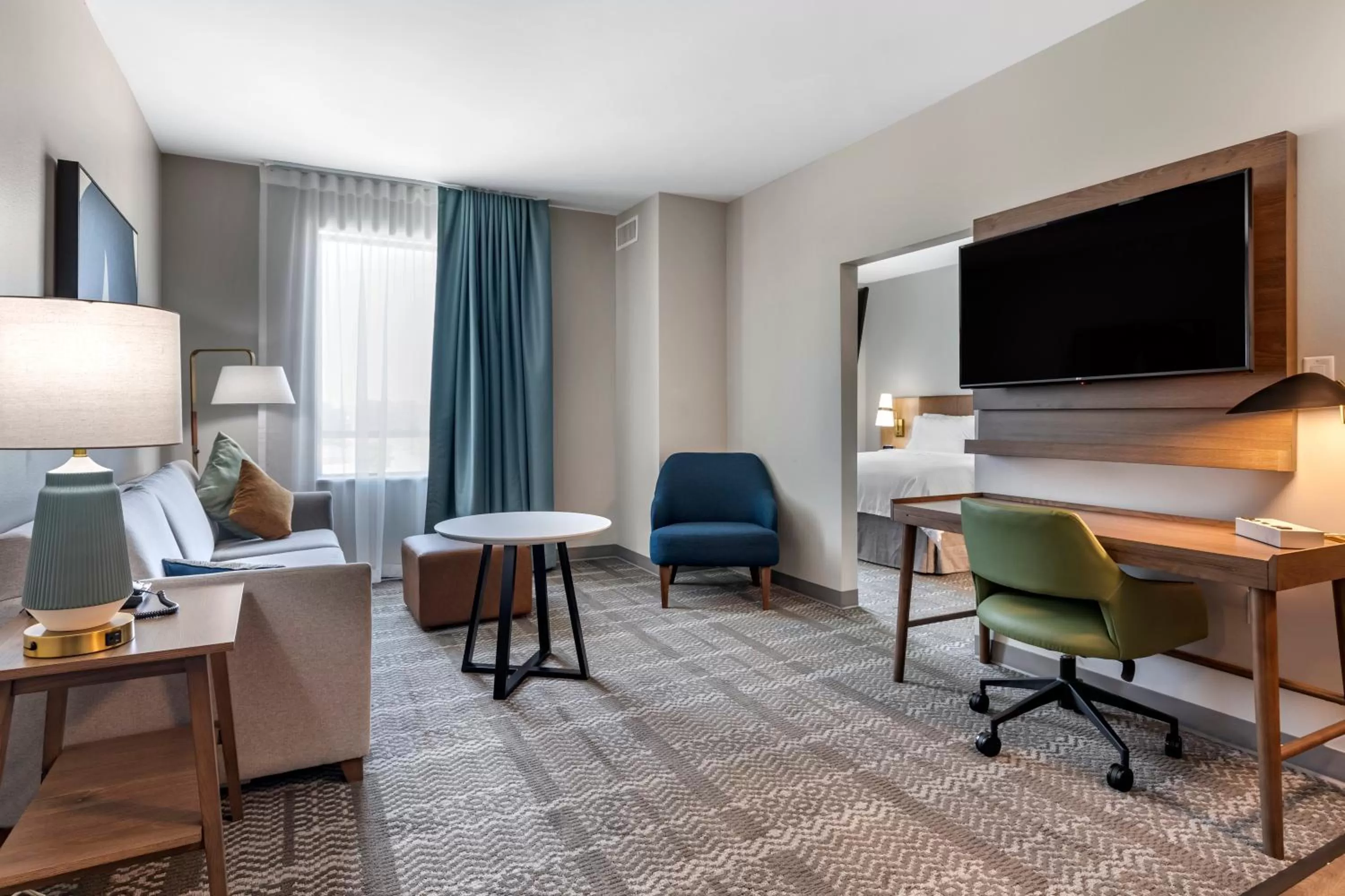 Photo of the whole room in Staybridge Suites Grand Prairie Near Epic Central by IHG