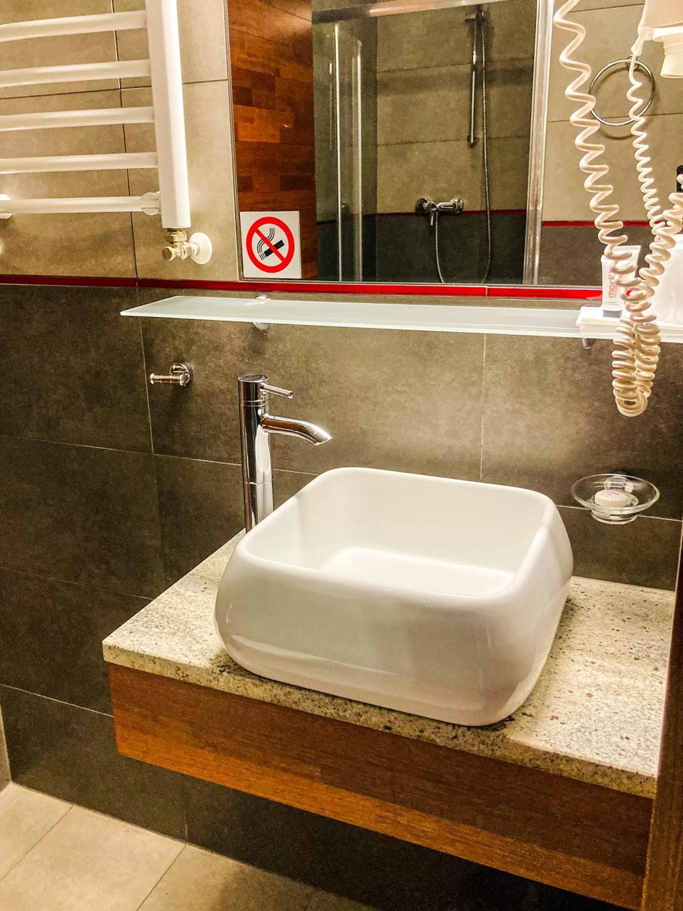 Shower in Hotel Modus