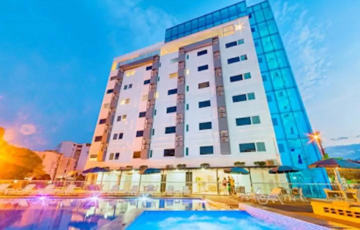 Property building in Hotel Blue 66