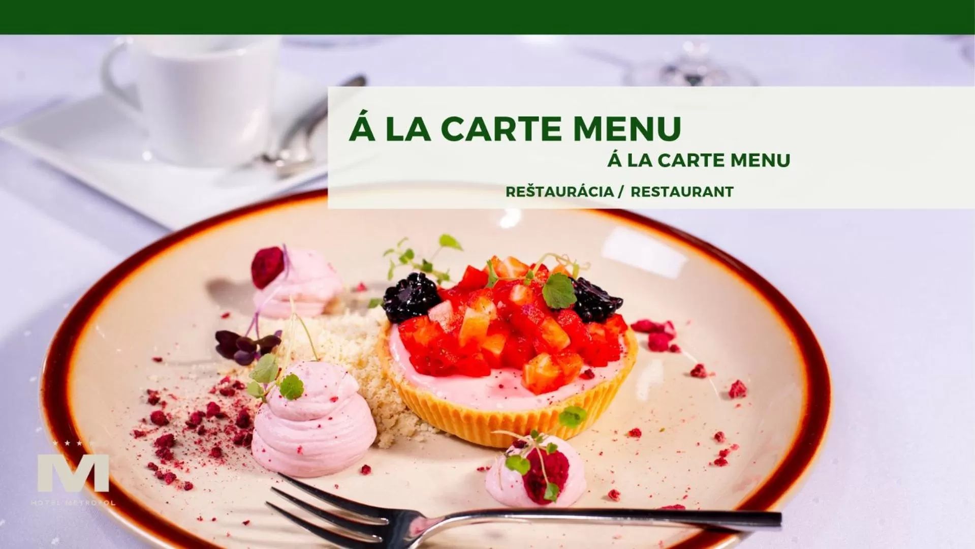 Food close-up in Hotel Metropol WELLNESS & CONGRESS HOTEL