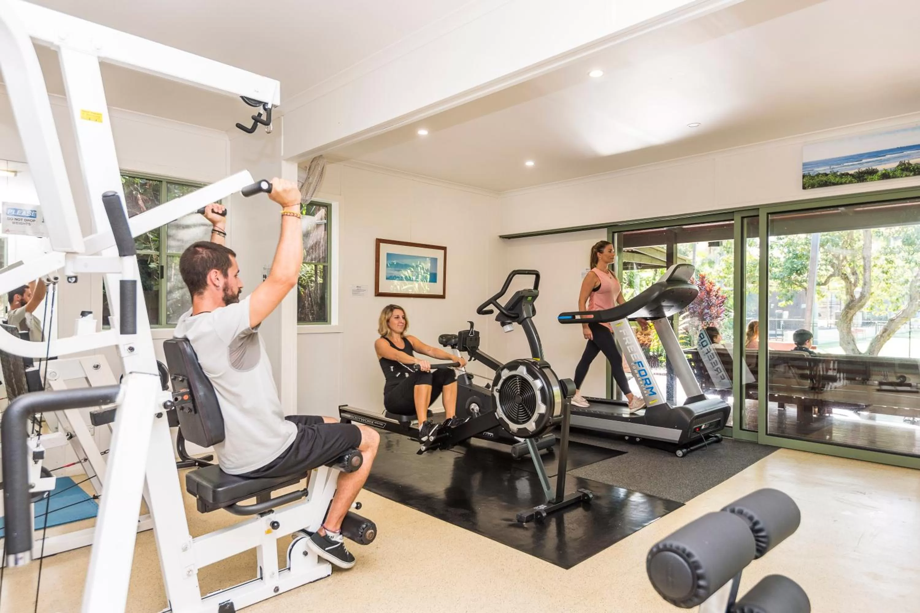 Fitness centre/facilities in The Oasis Apartments and Treetop Houses