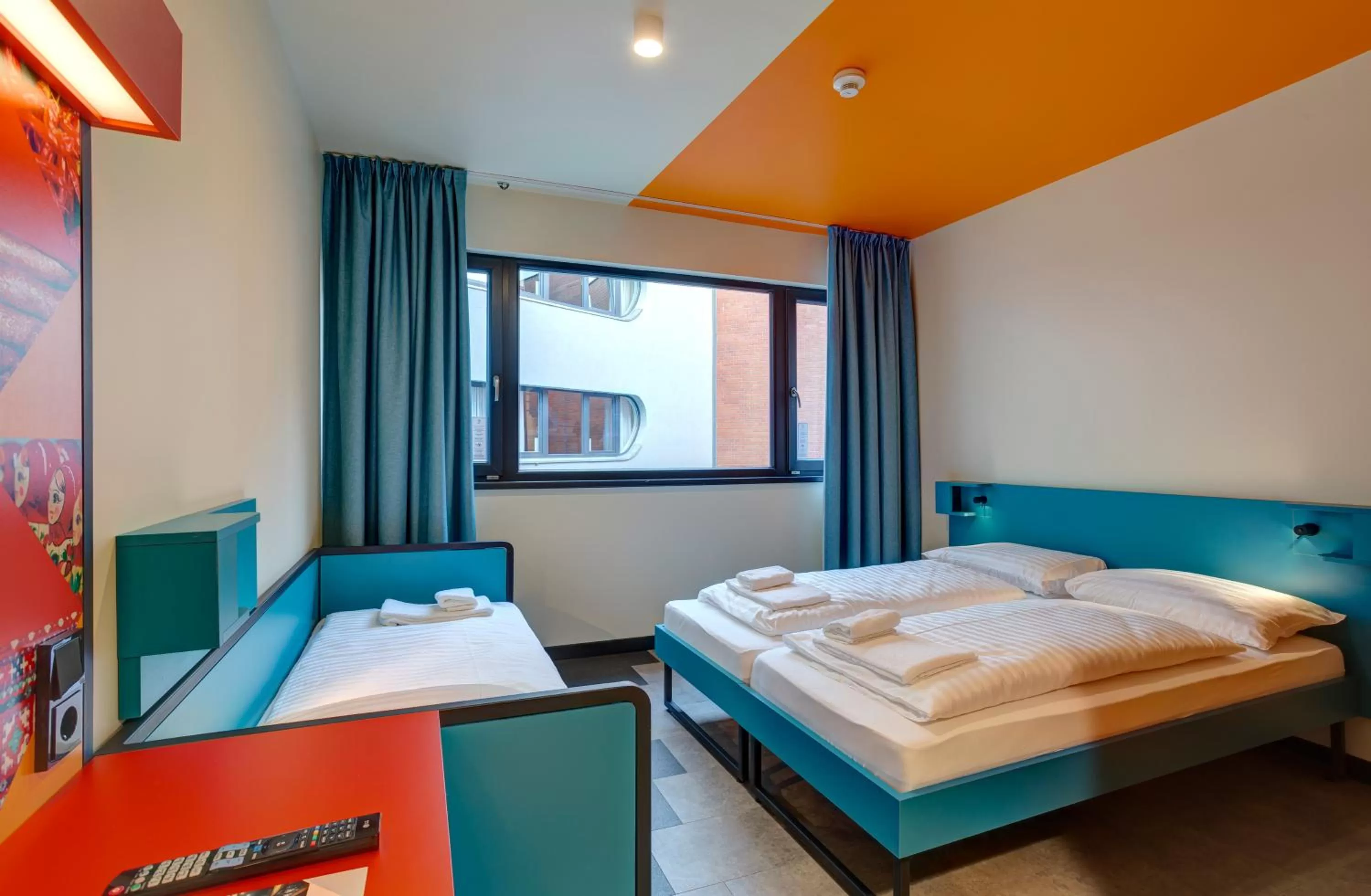 Photo of the whole room, Bed in MEININGER Budapest Great Market Hall