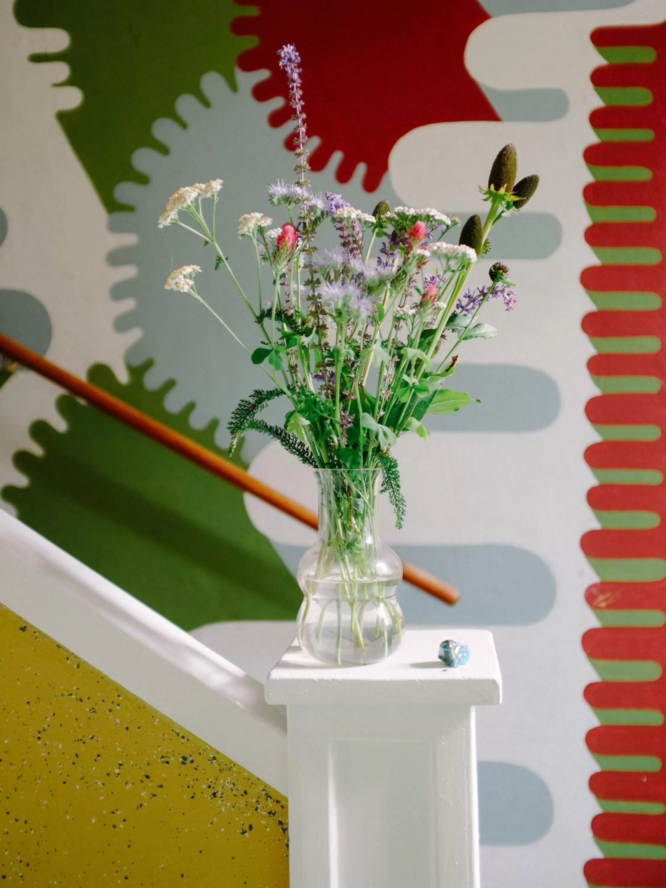 Decorative detail in Baggå Skola BnB & Café