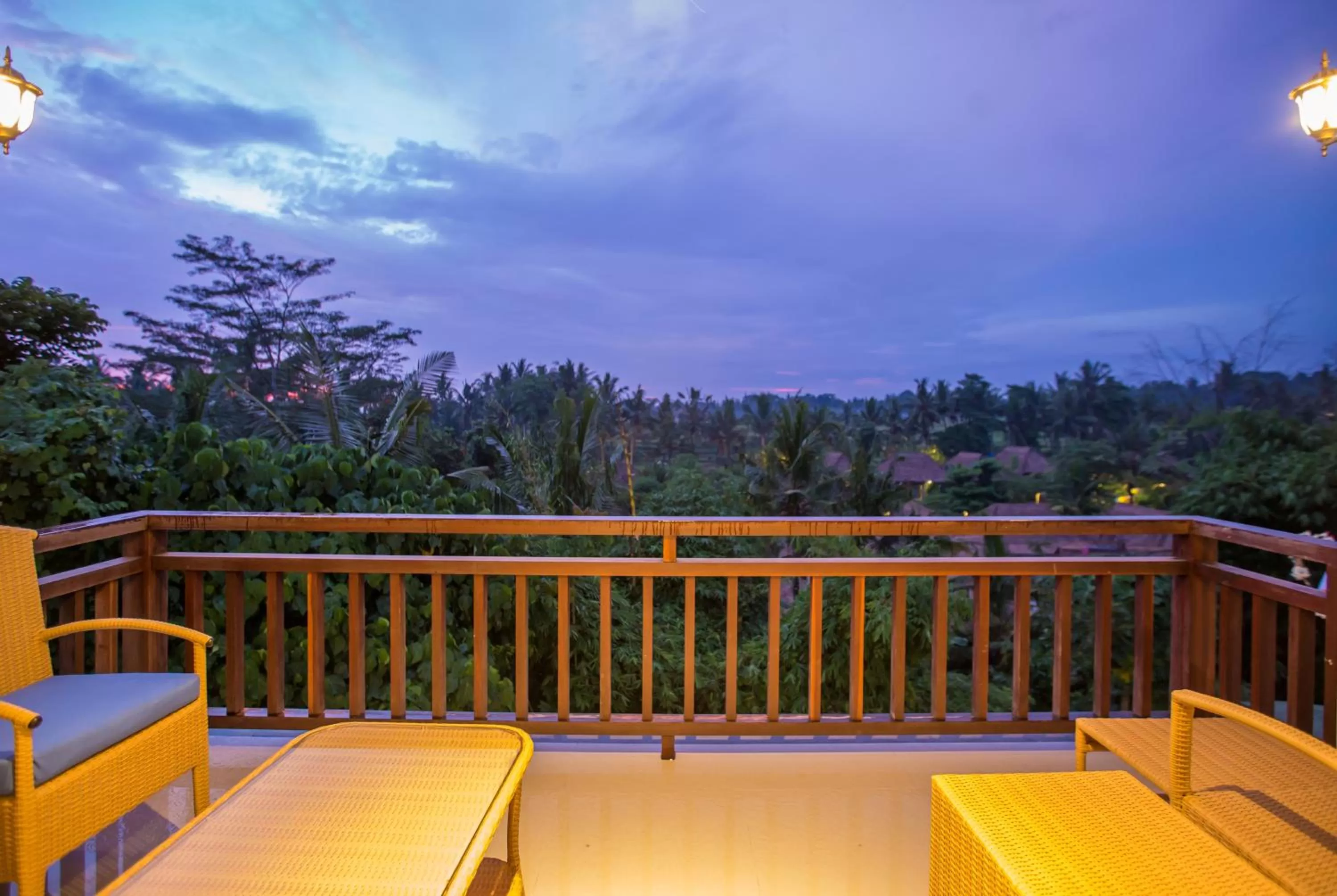 Balcony/Terrace in Seken Cottages Ubud