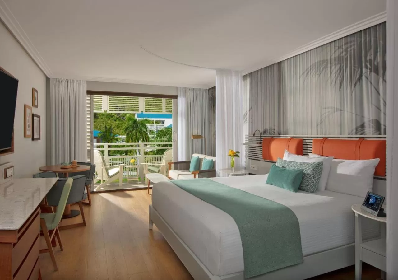 Bedroom, Bed in Secrets St Martin Resort & Spa - All Inclusive