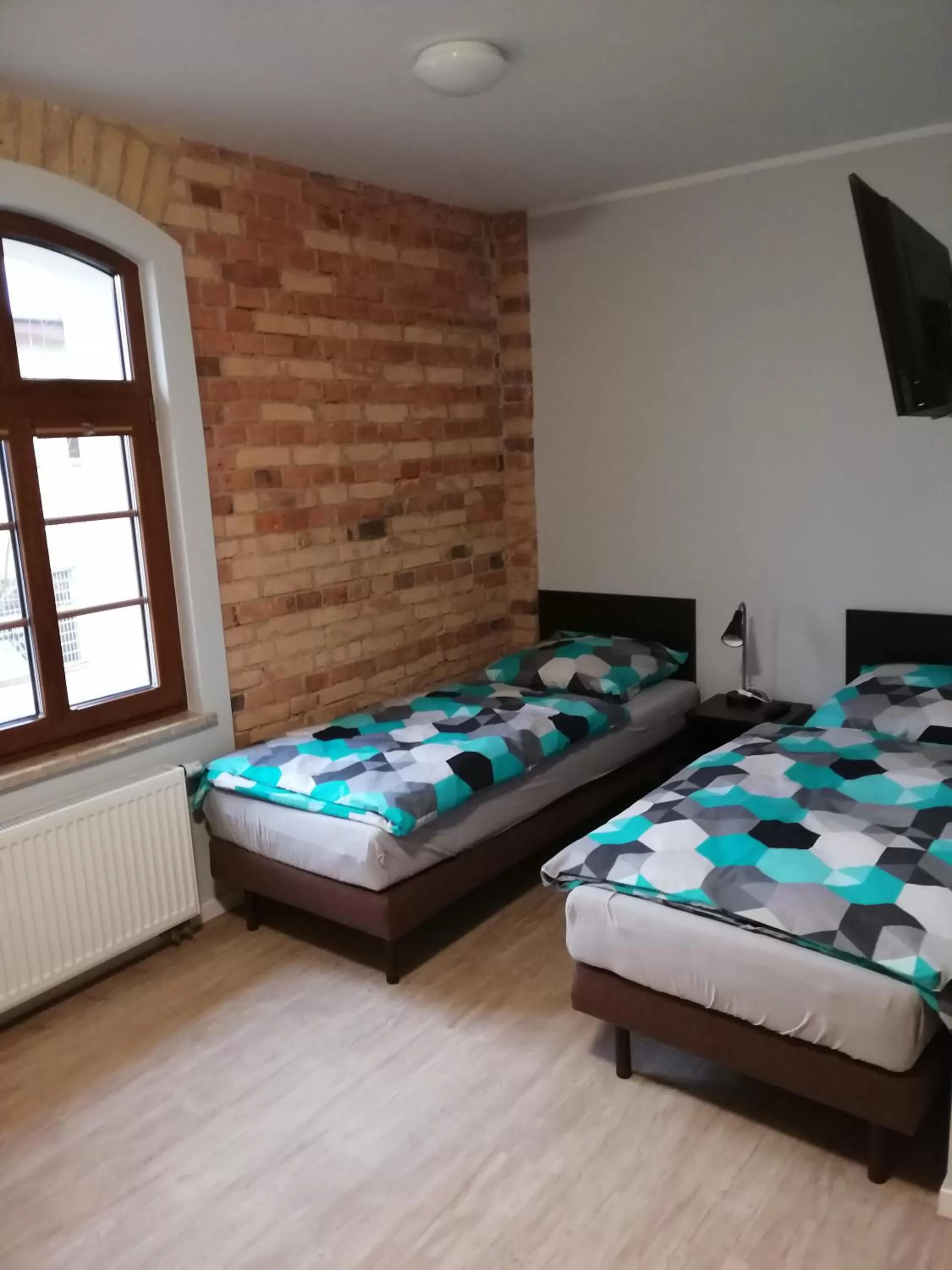 Bed in Noclegi Stara Wozownia