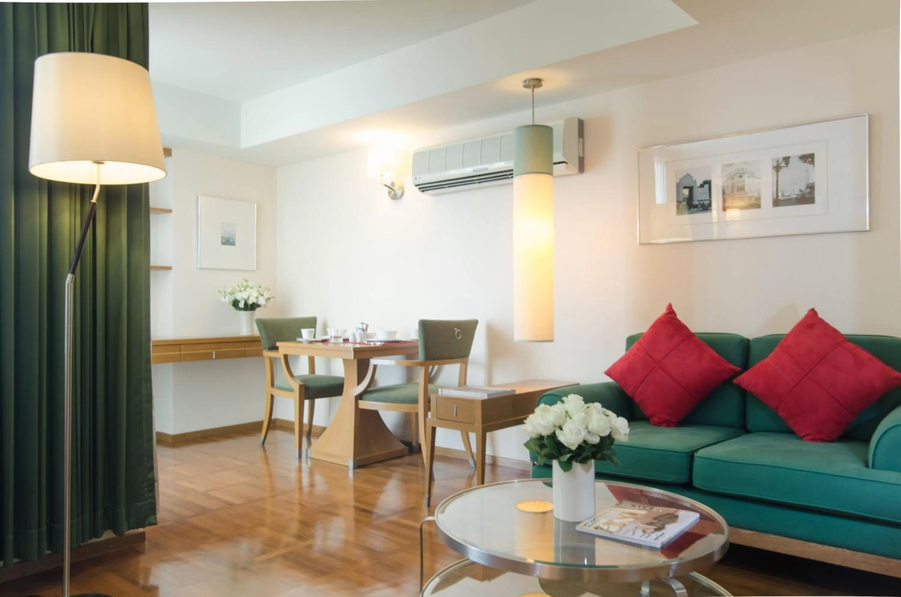 Dining area in AT EASE saladaeng by AETAS