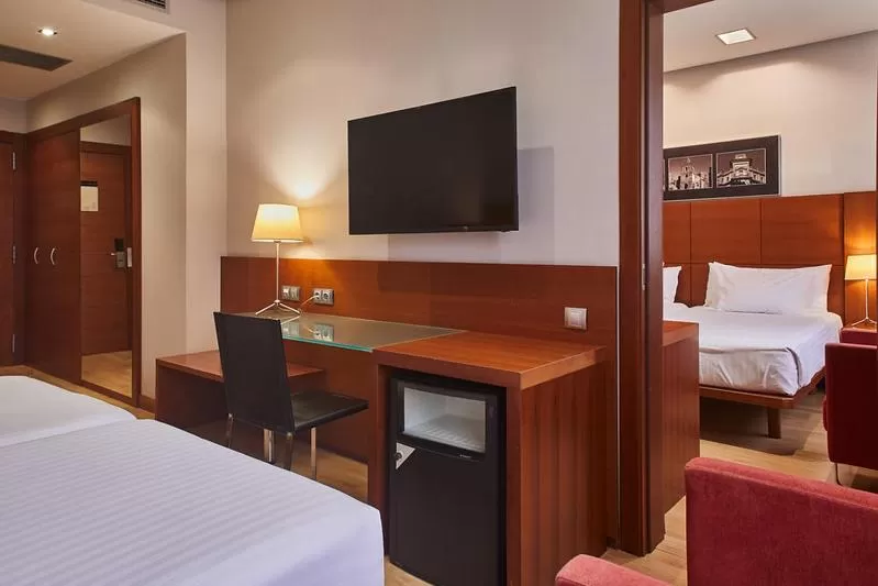 Bedroom, Bed in Silken Ciudad Gijón