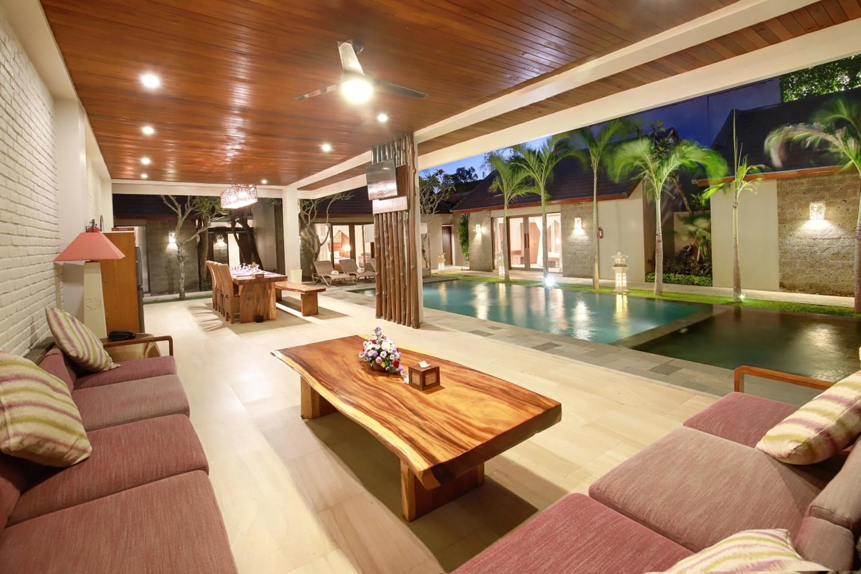Living room in Lumbini Luxury Villas and Spa