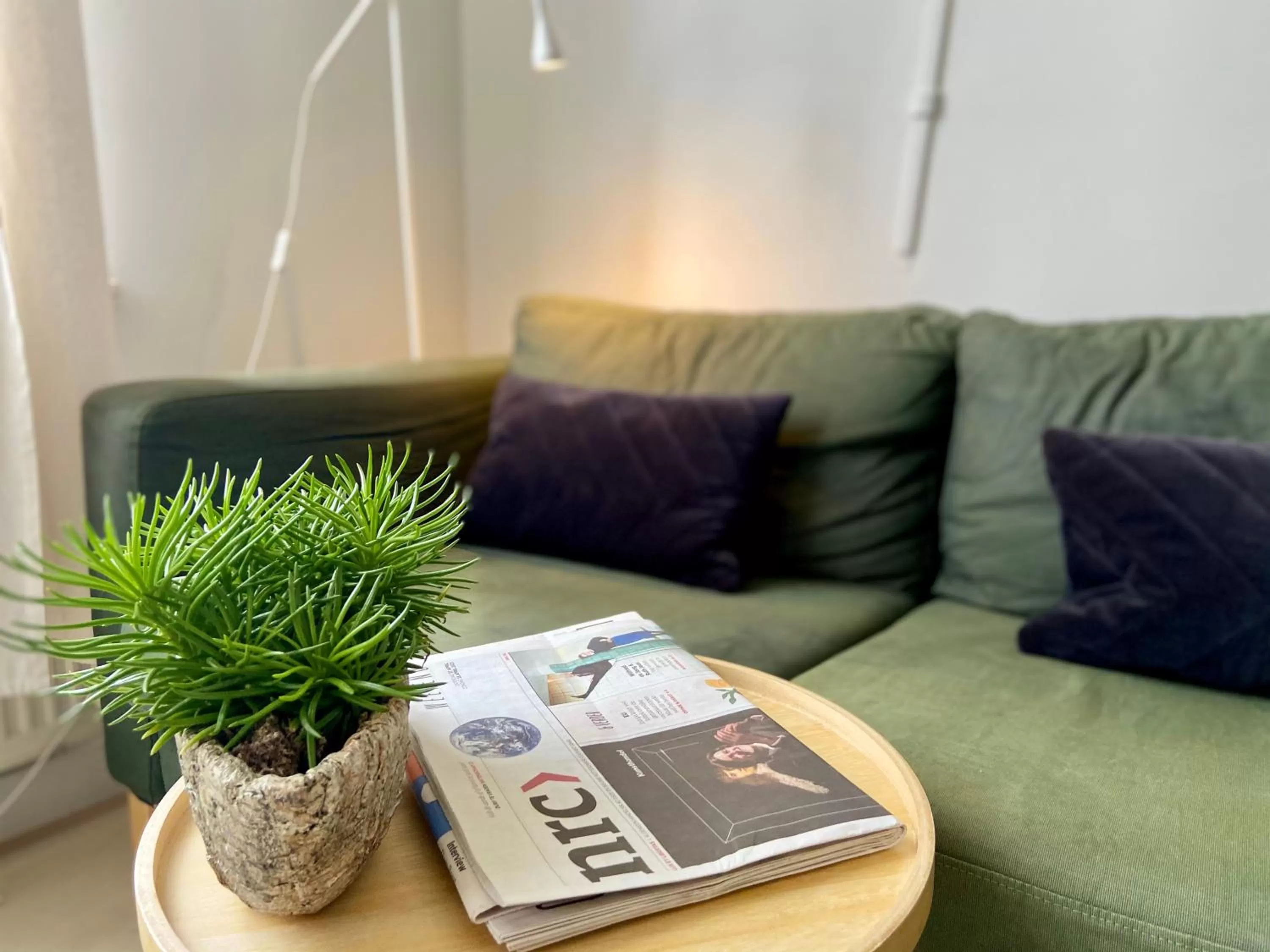 Communal kitchen in B&B Het Atelier
