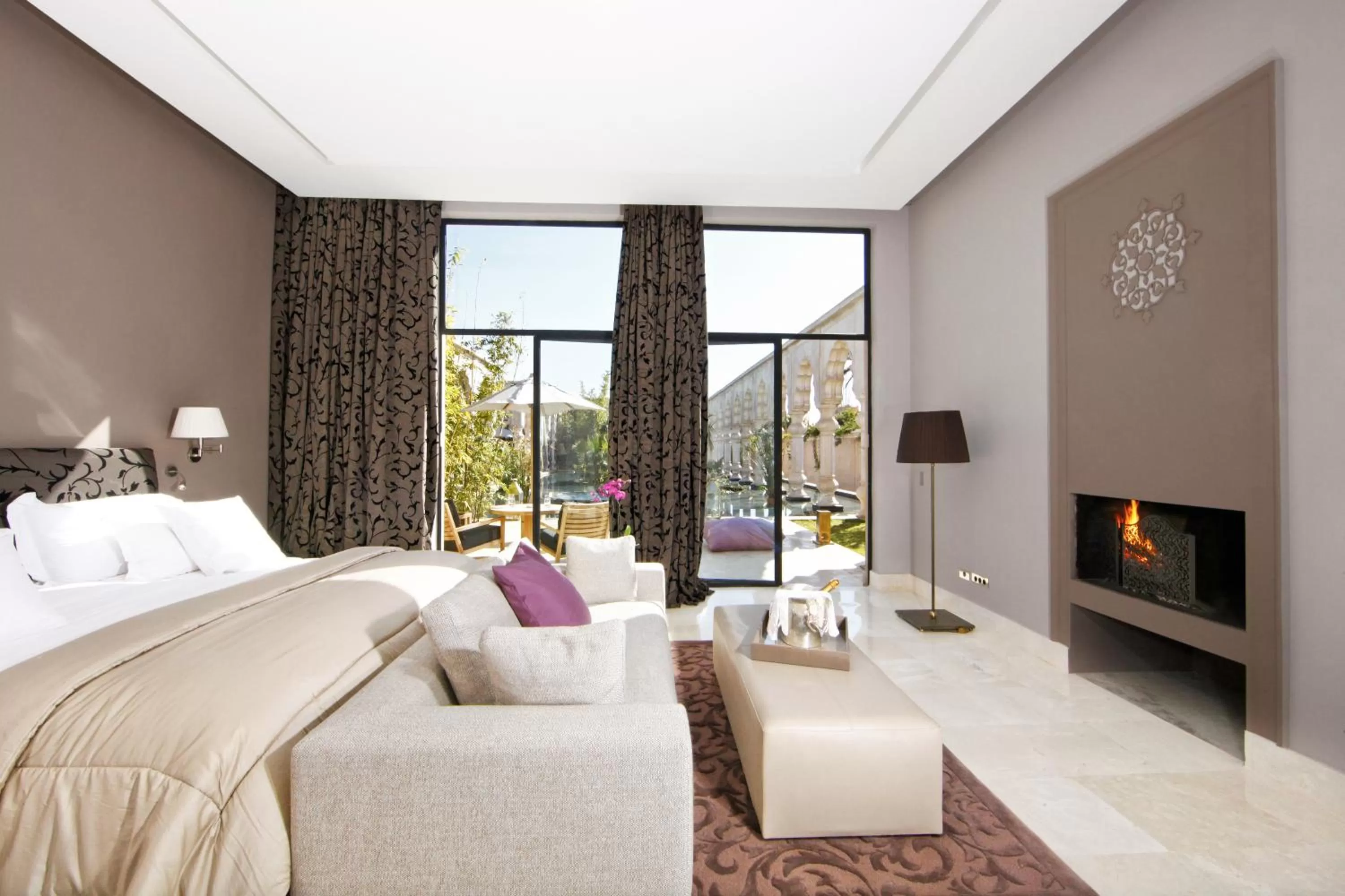 Bedroom in Palais Namaskar