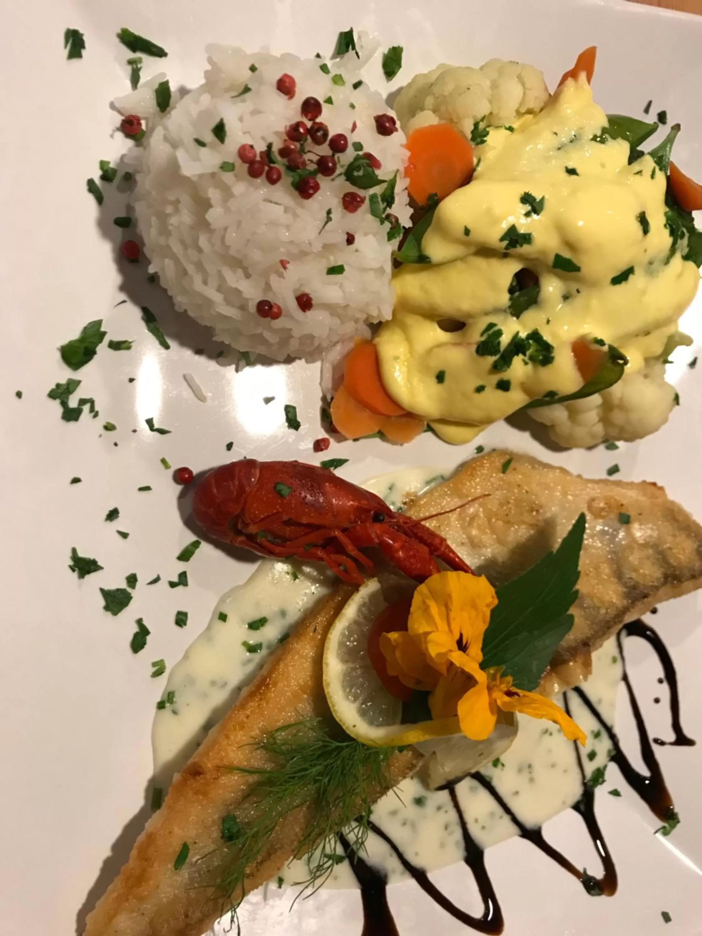 Food close-up in Hotel & Restaurant Zum Karpfen