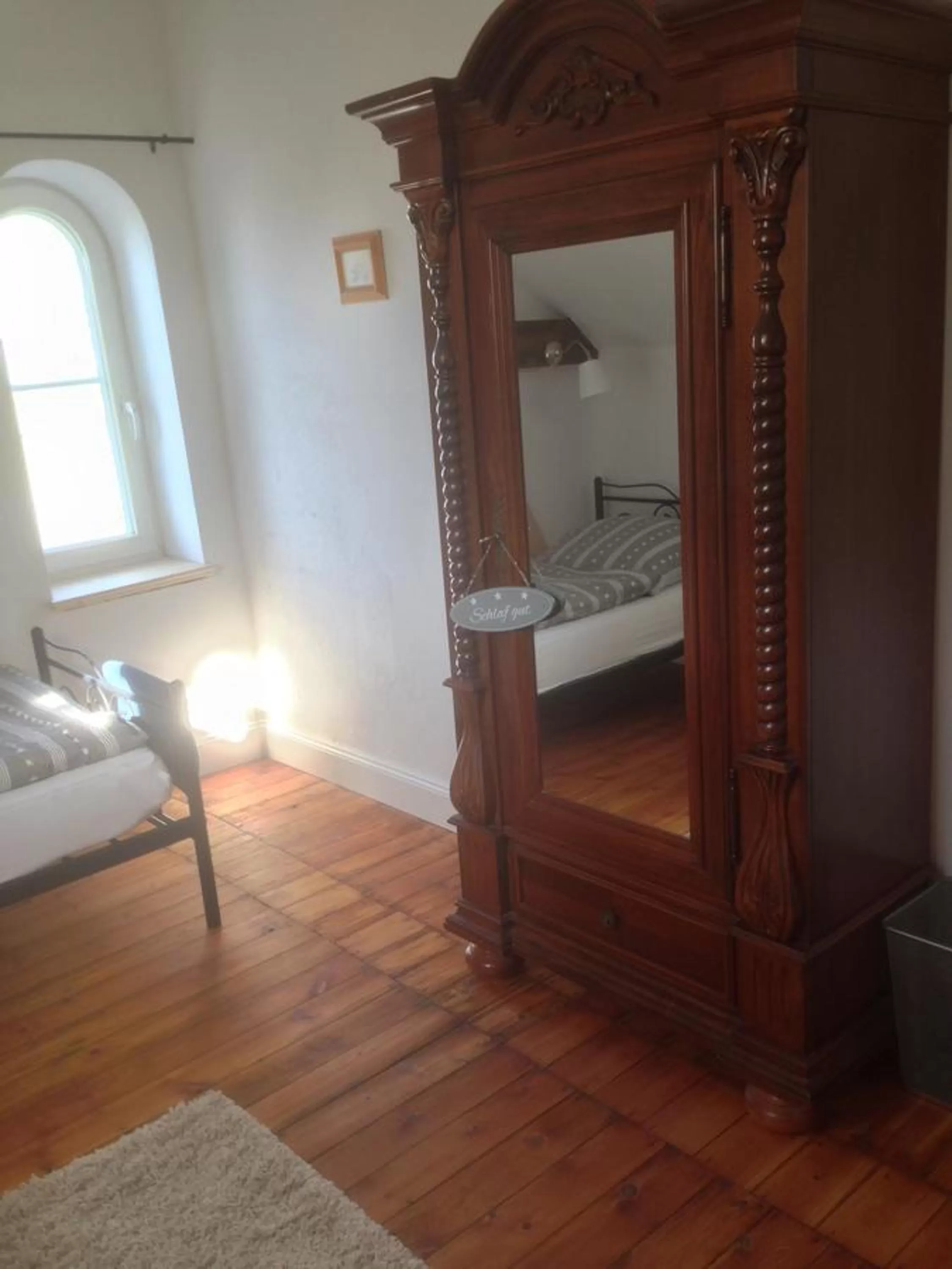 Photo of the whole room, Bed in B&B Mühlenvilla am Bützower Hafen