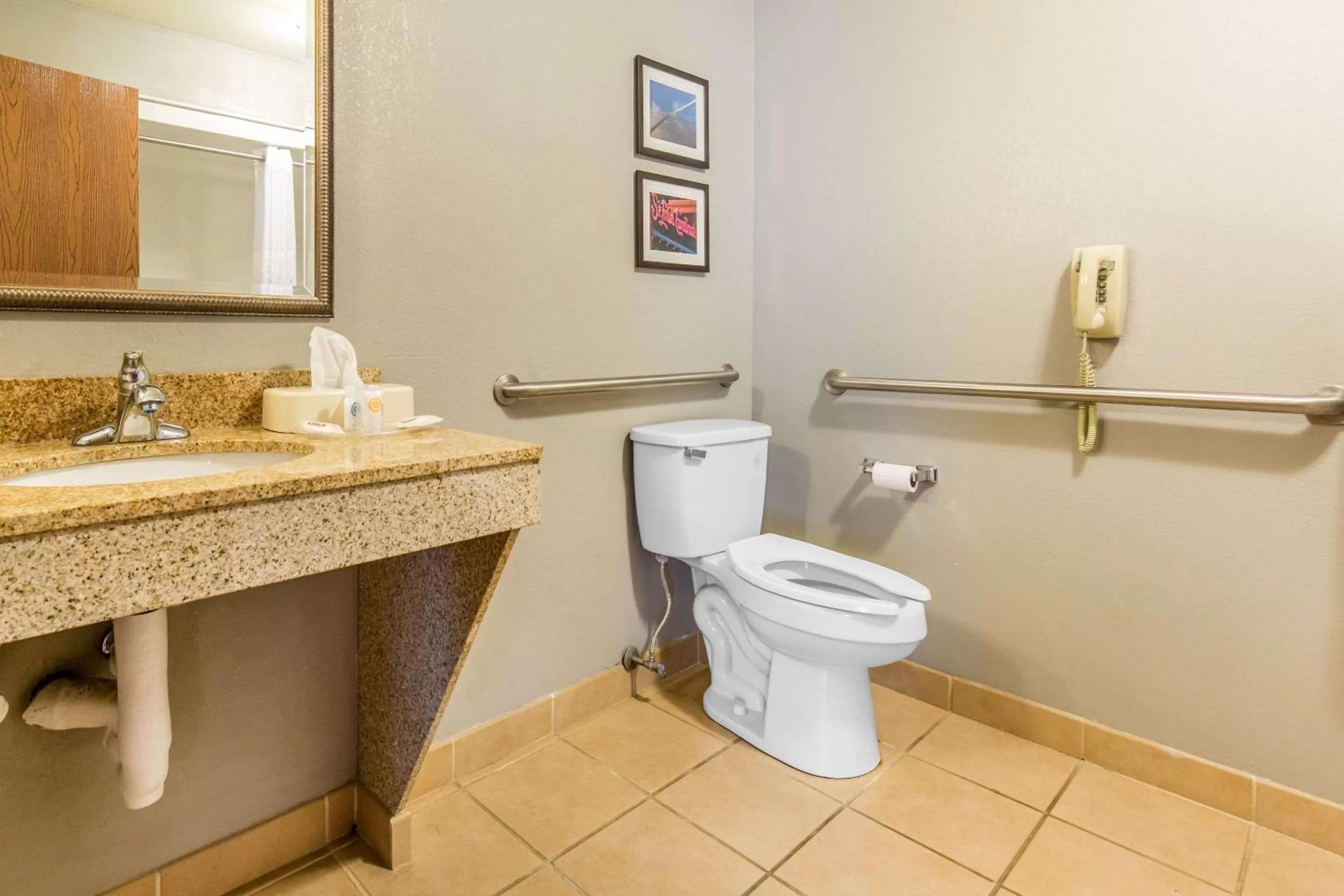 Toilet in Comfort Suites Fairview Heights Saint Louis
