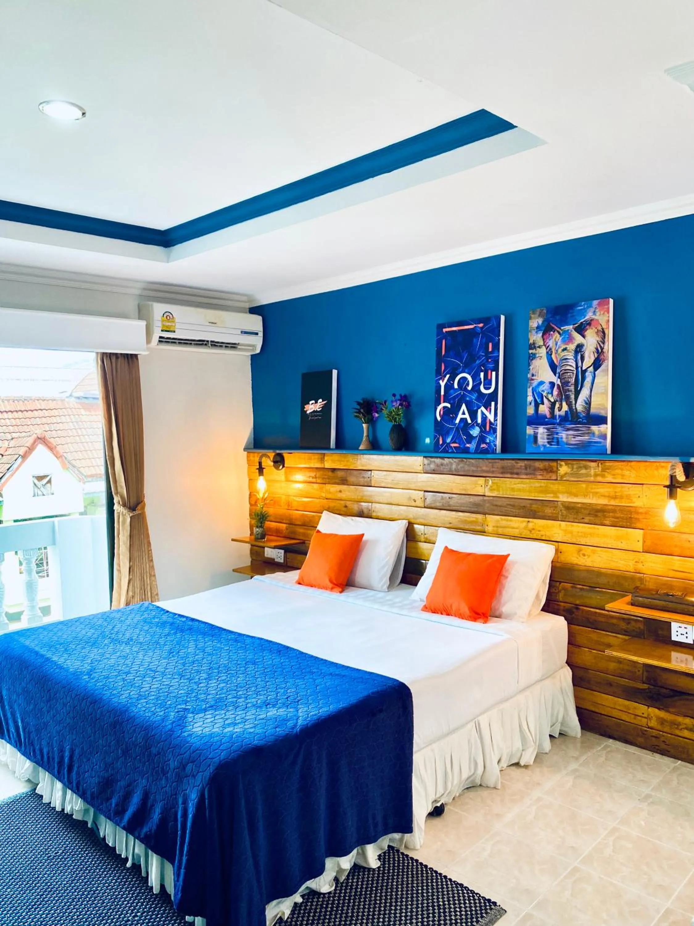 Bed in BH Baan Paradise Hotel Patong