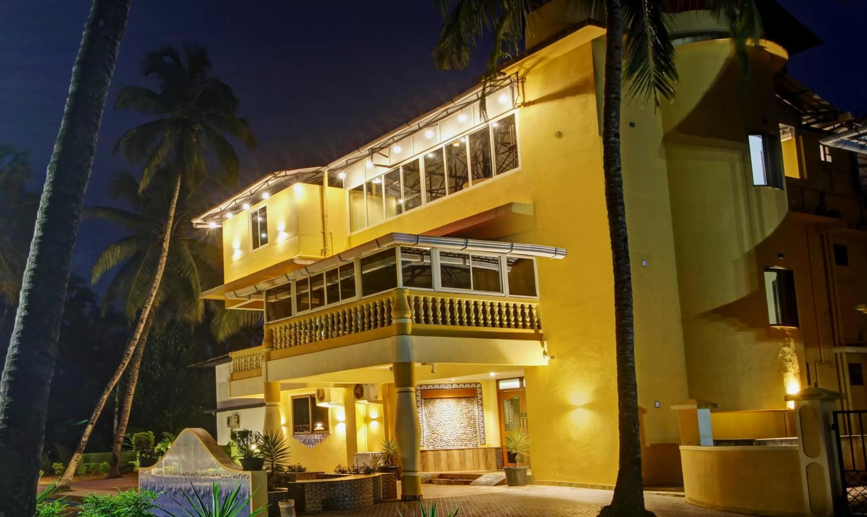 Property building in Treebo Majestic Palms, 2 Km From Colva Beach