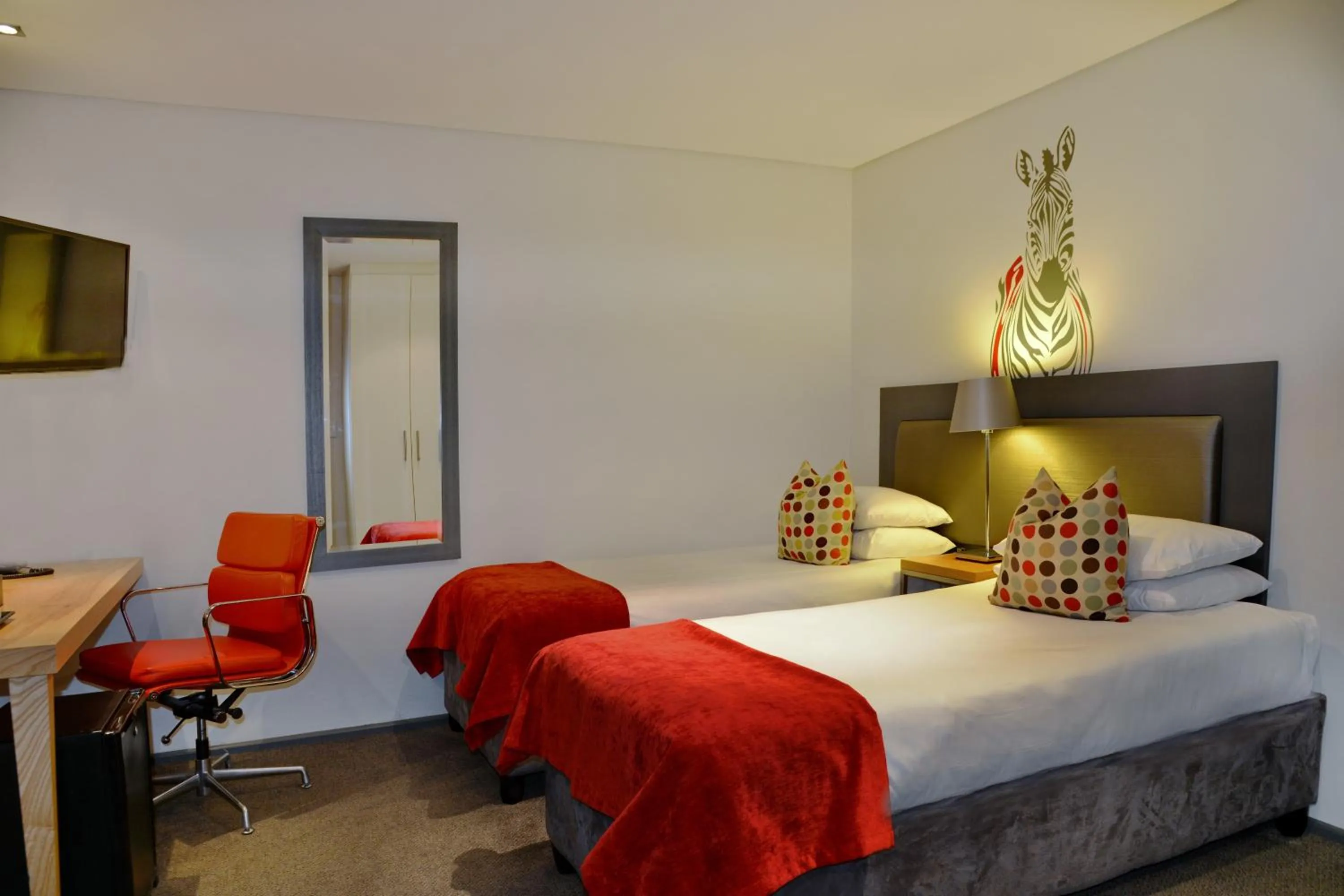 Bed in Fountains Hotel