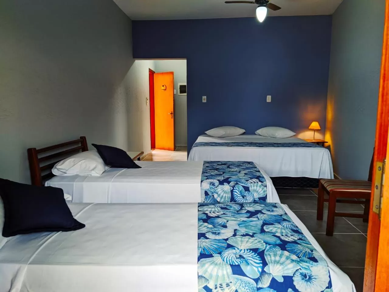 Bed in Pousada Mar Azul