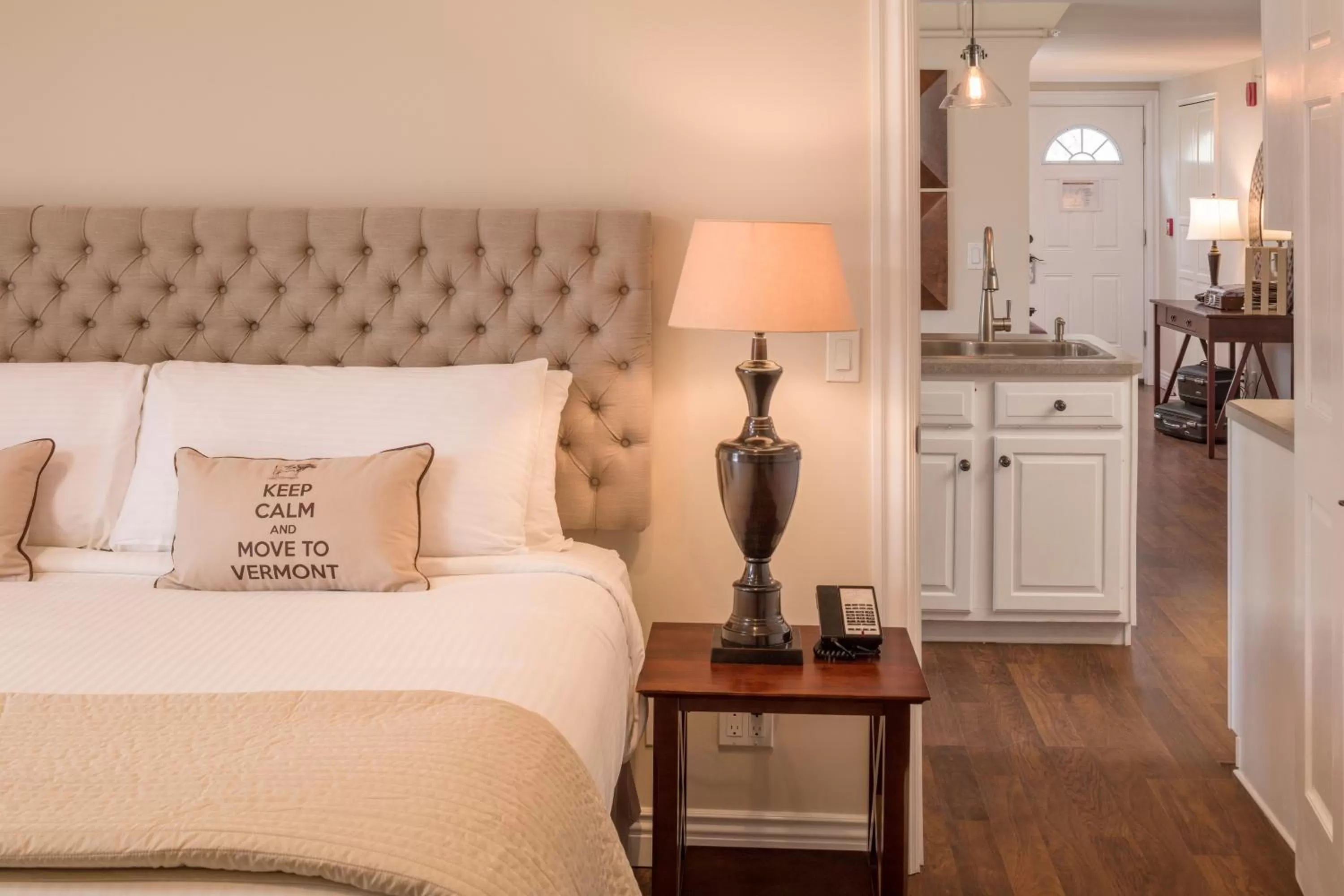 Bedroom in 506 On the River Inn Woodstock