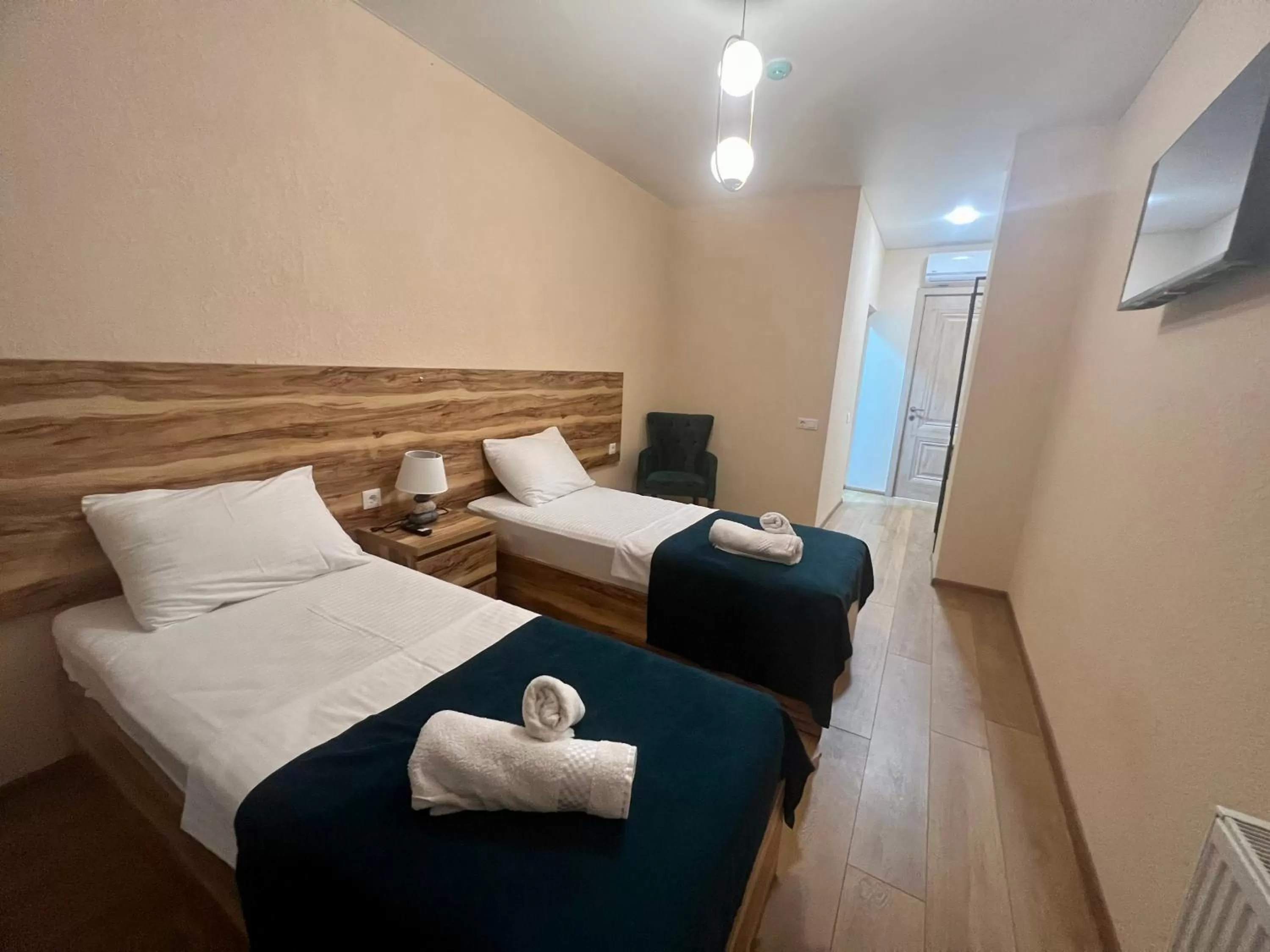 Bed in Bessarion Boutique Hotel