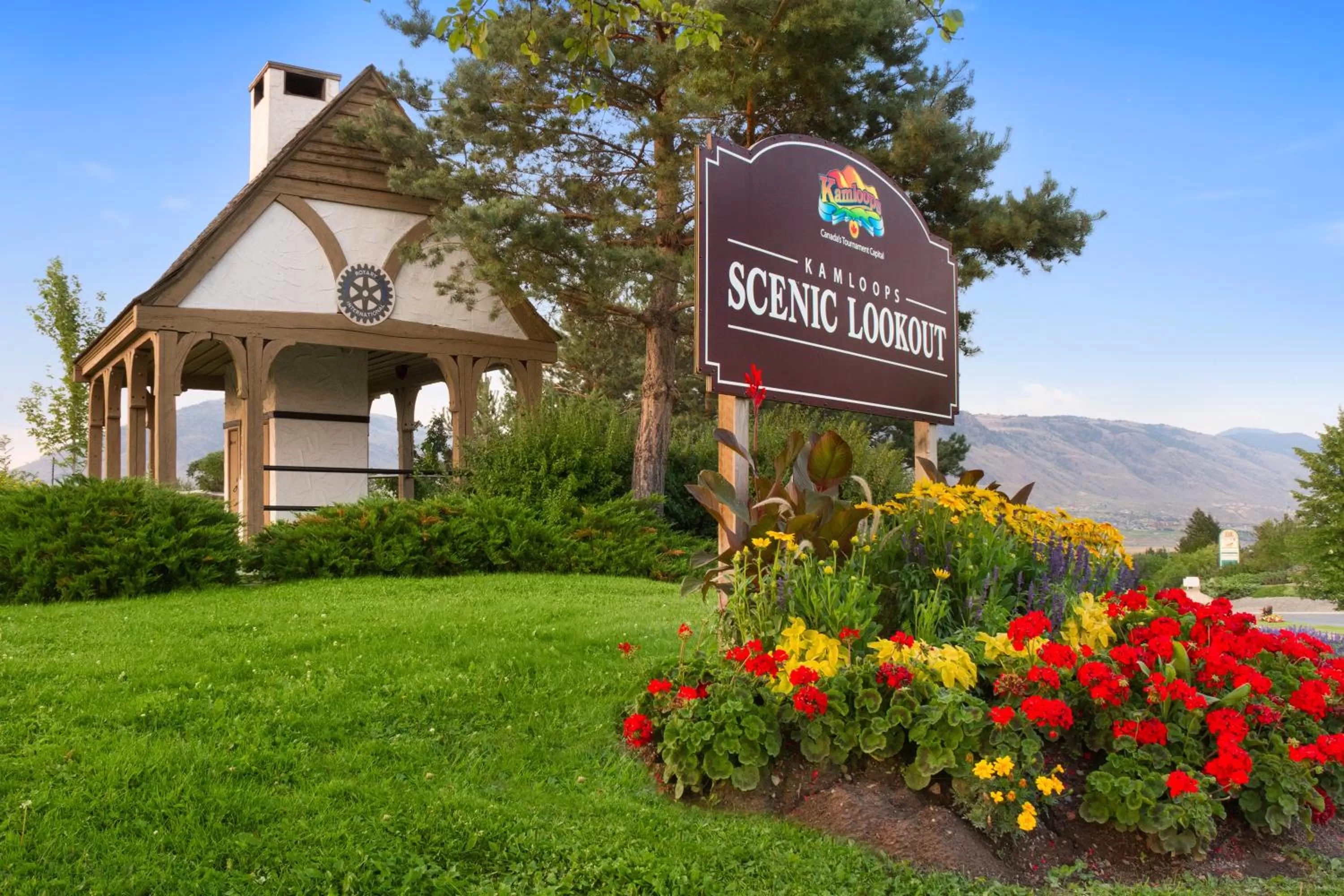 Garden in Knights Inn Kamloops