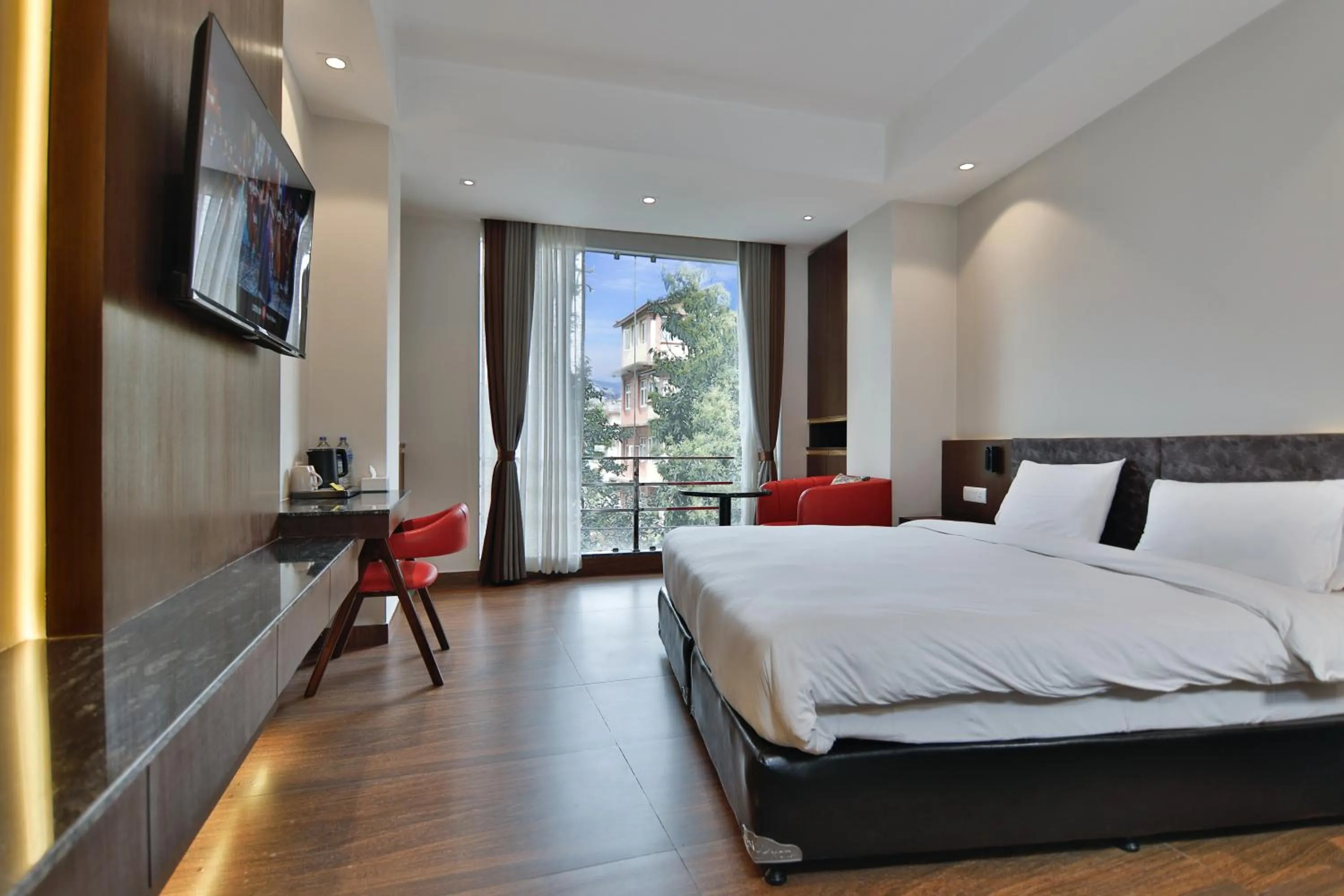 City view, Bed in Lakhey Hotel