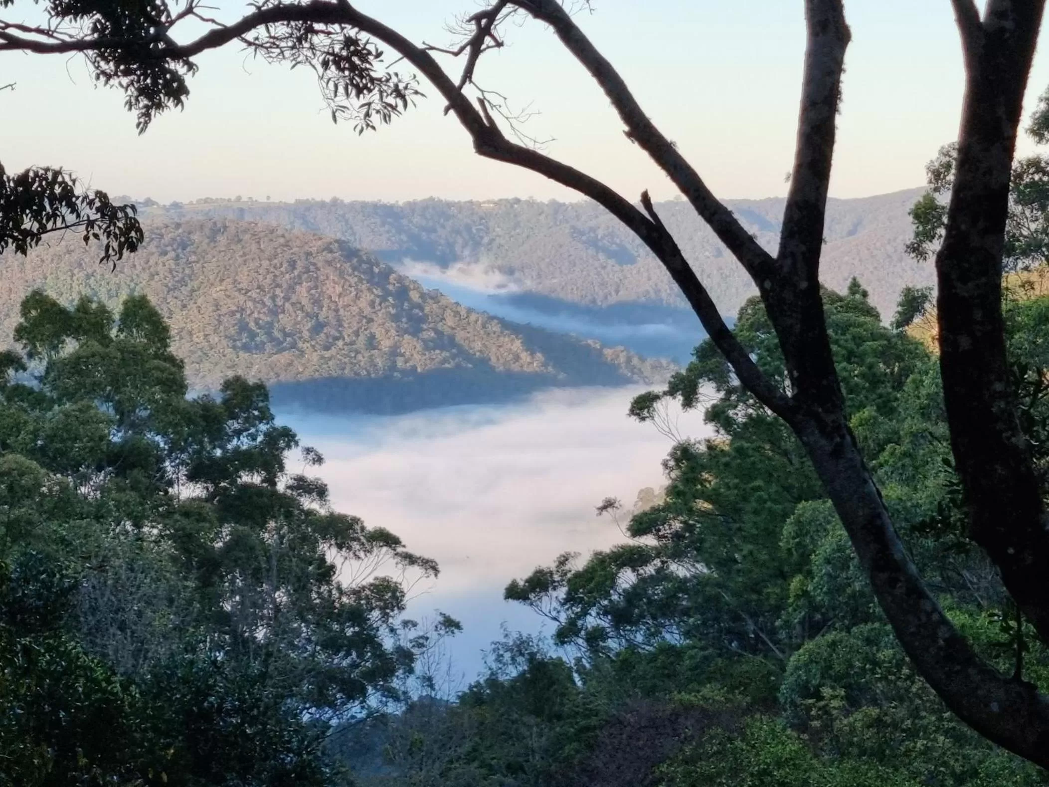 Mountain view in Taman Sari Luxury Private Pavilions - Pet Friendly Accomodation