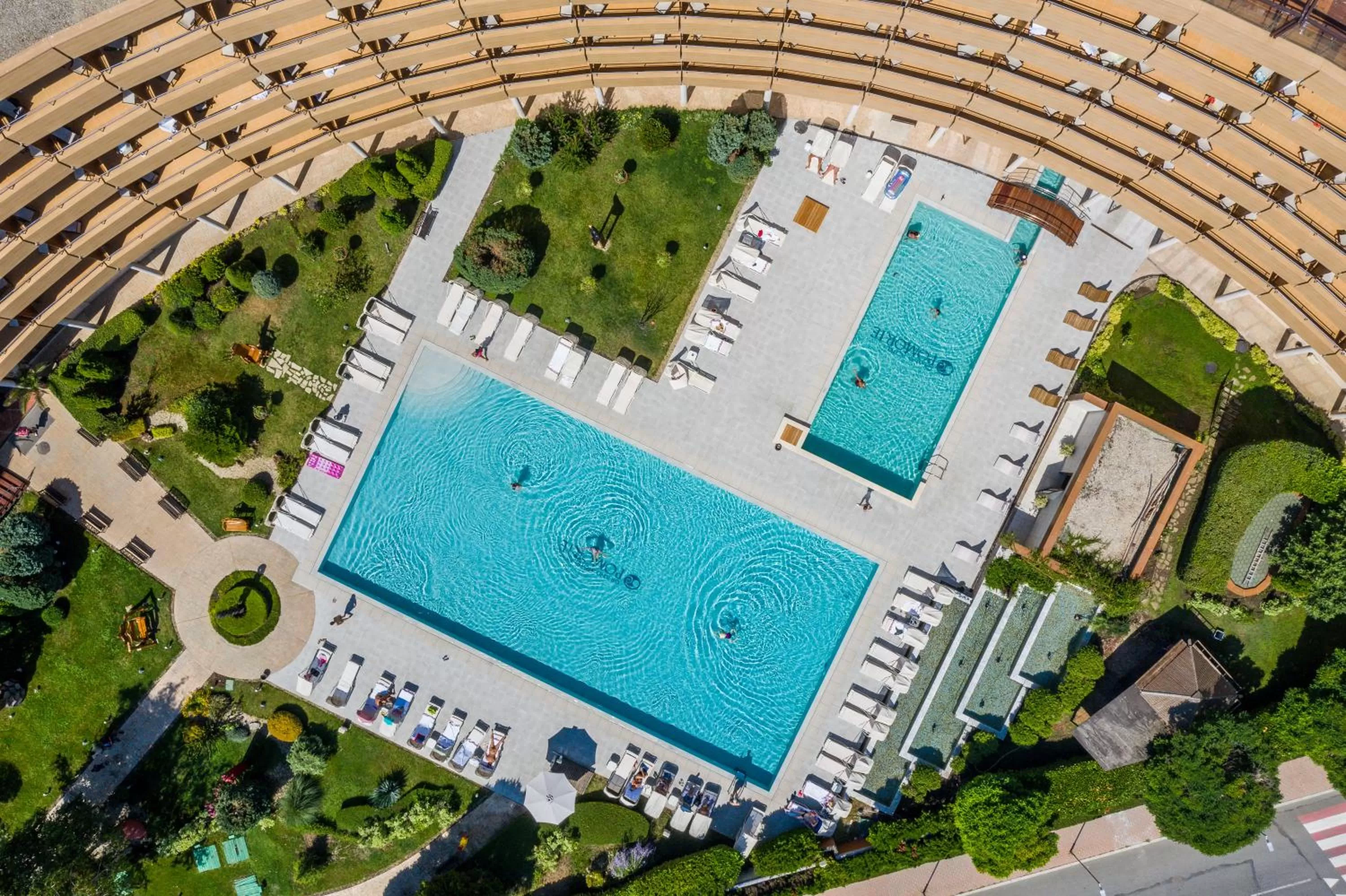 Bird's eye view in Grand Hotel Pomorie - Medical spa