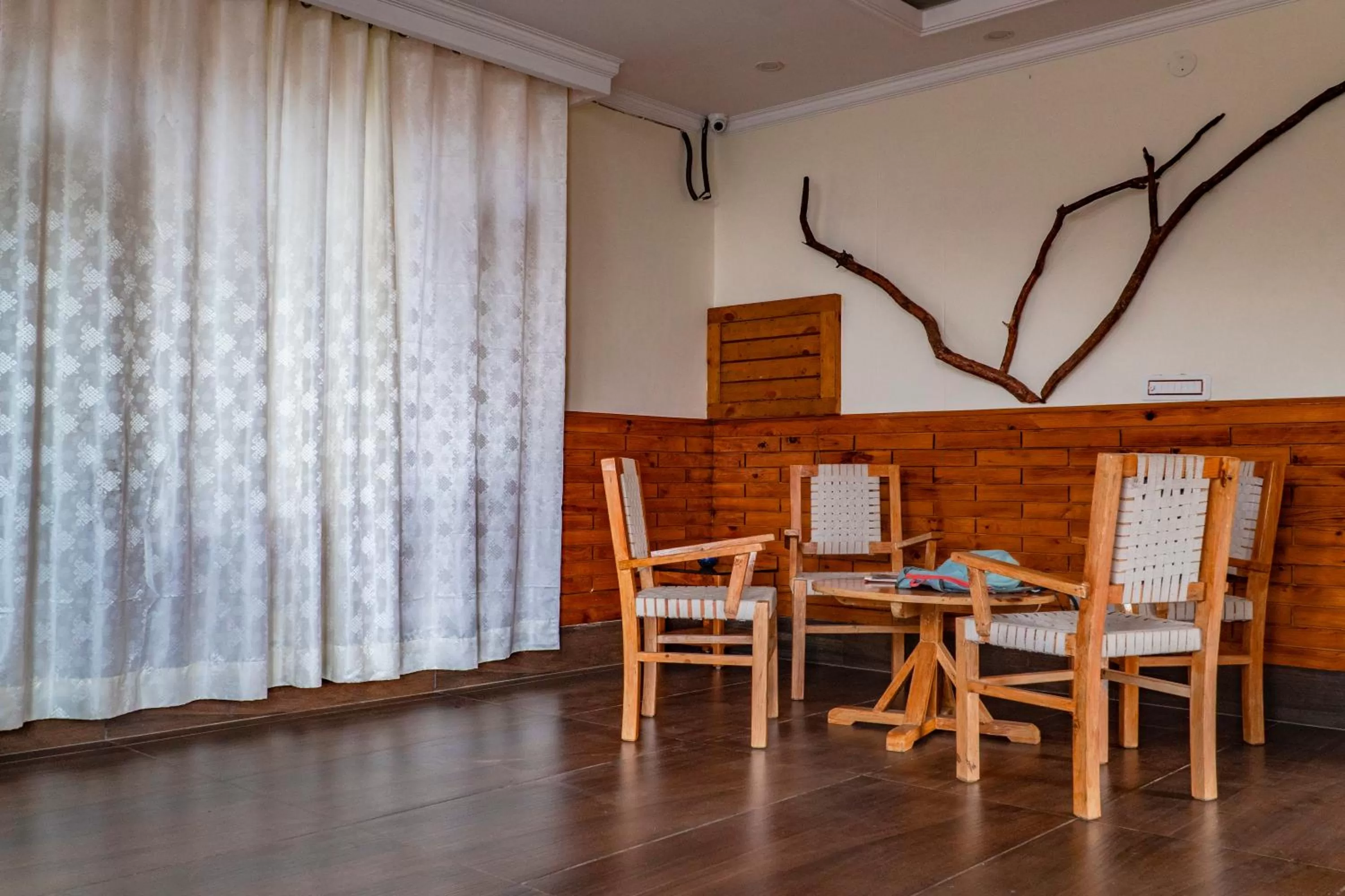 Seating area in Jot Eco Boutique Stays