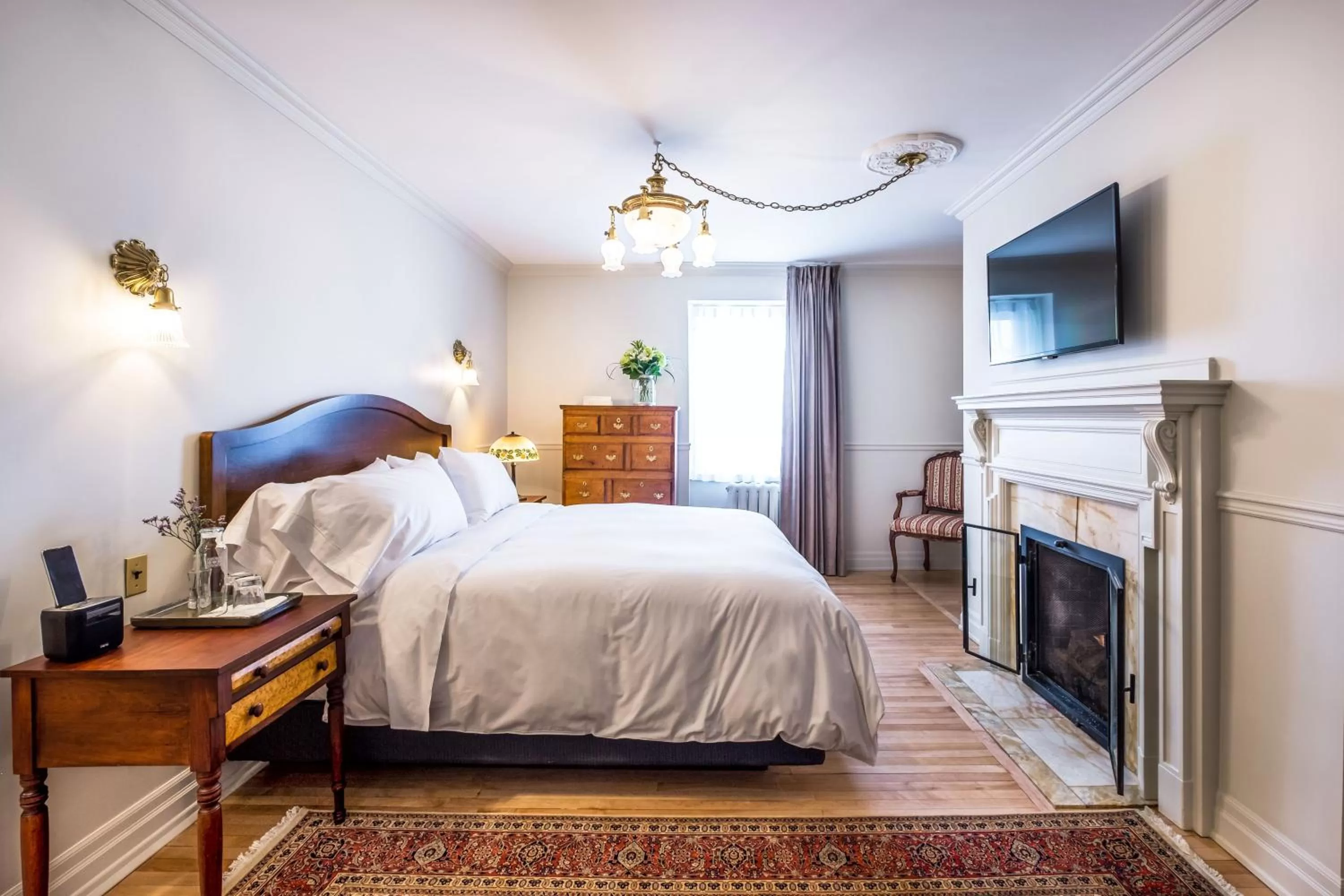 Bed in StoneHaven Le Manoir - Relais & Châteaux