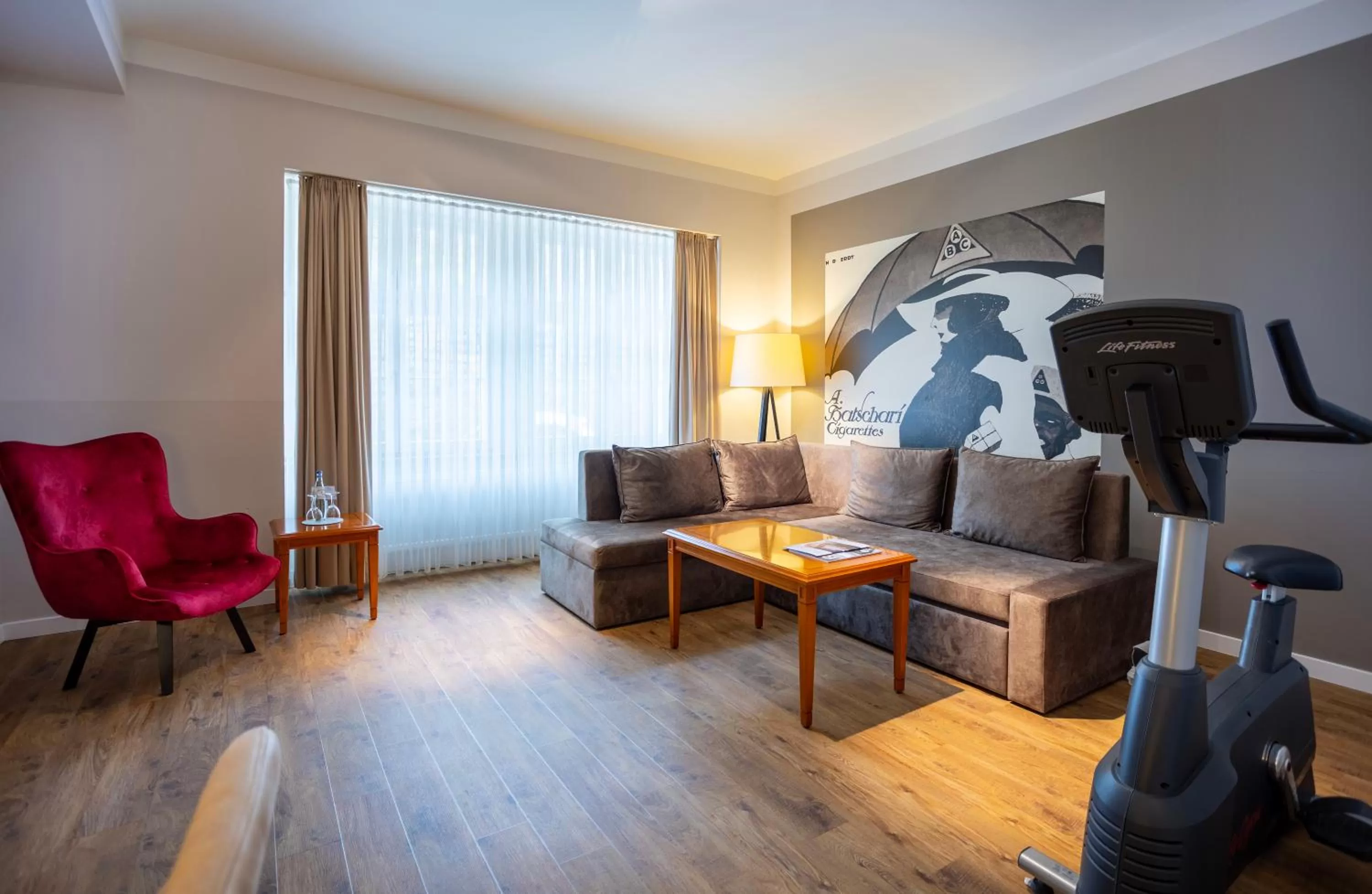 Living room in Batschari Palais Baden-Baden