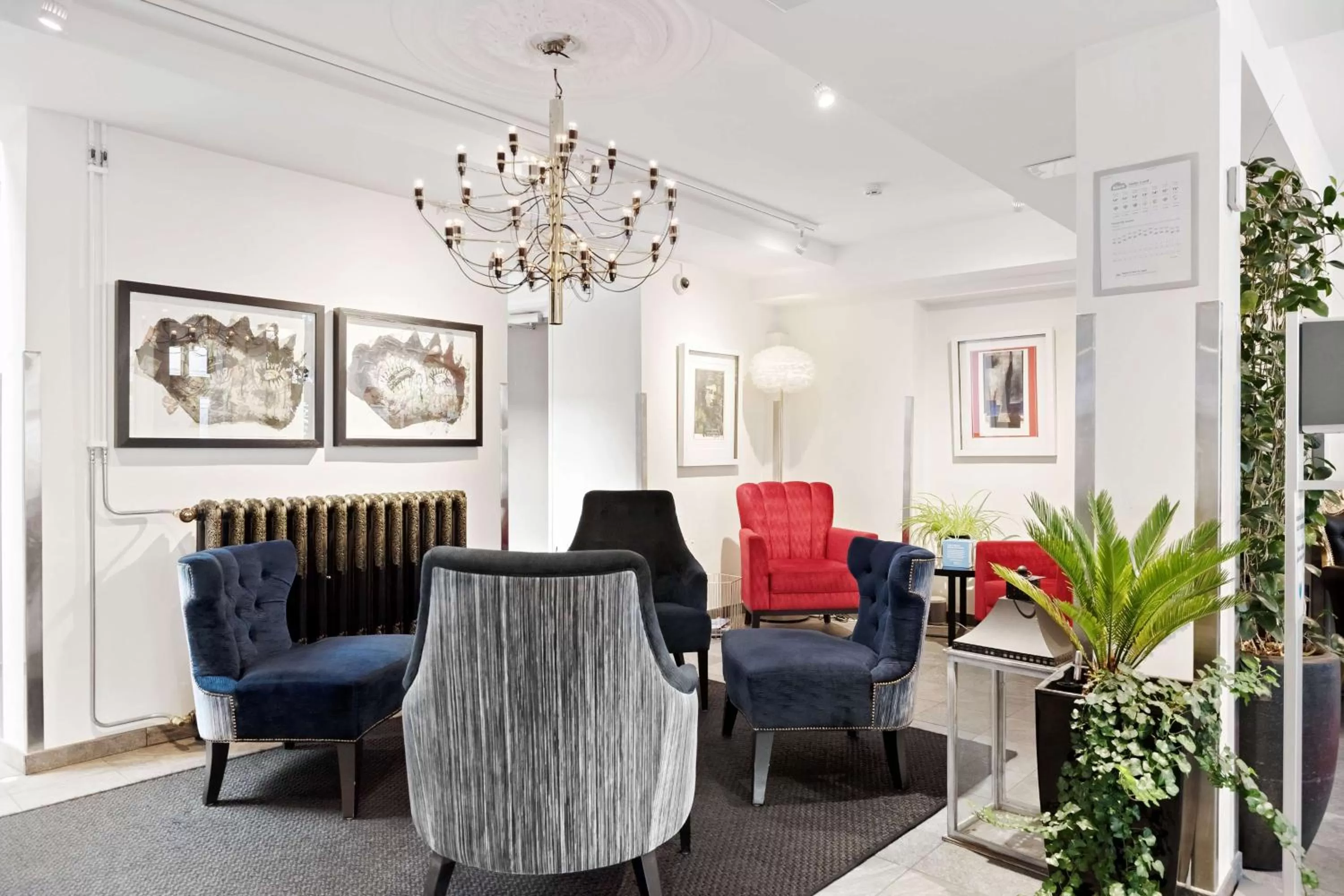 Lobby or reception in Best Western Plus Hotell Nordic Lund