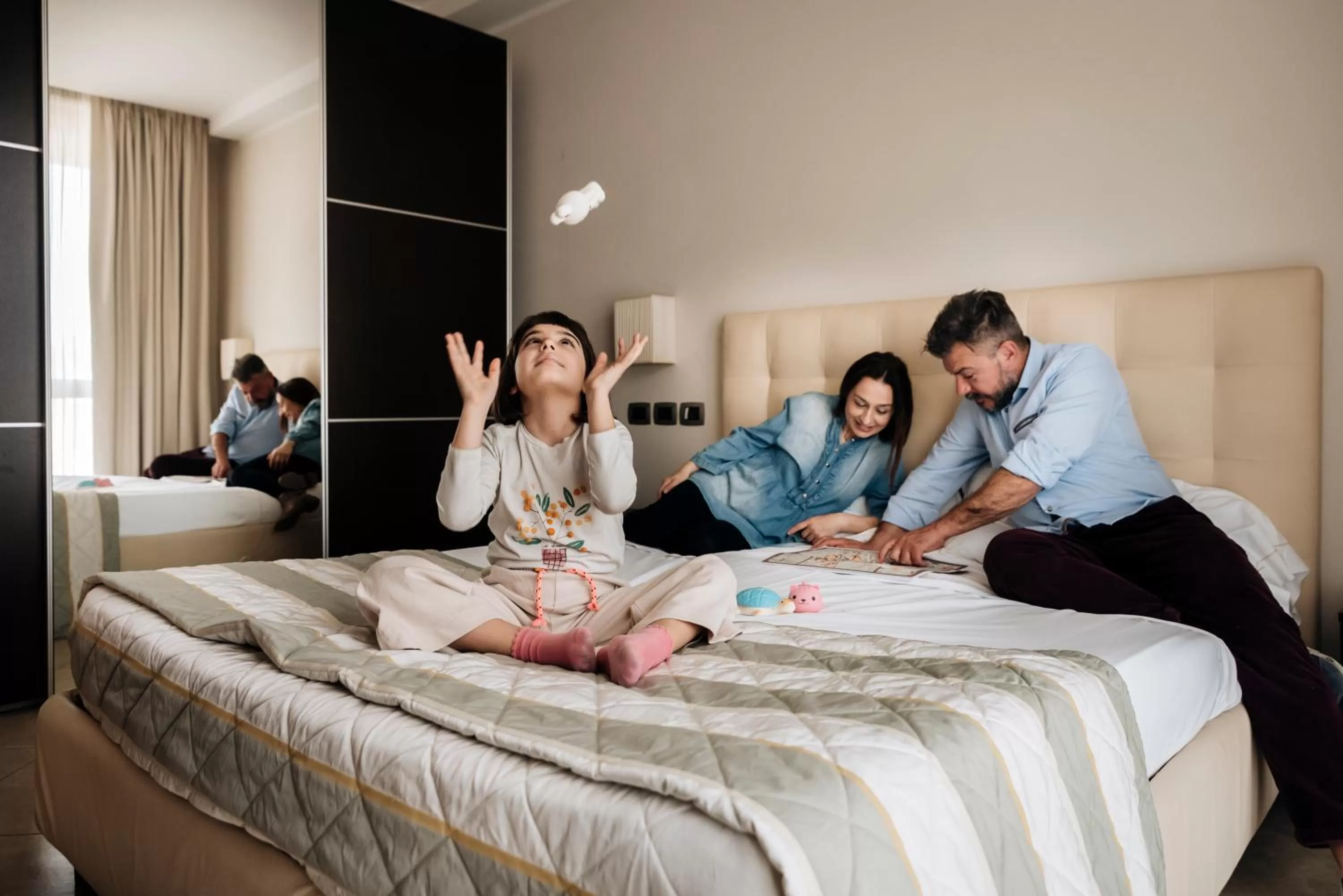Family, Bed in ApartHotel Anghel