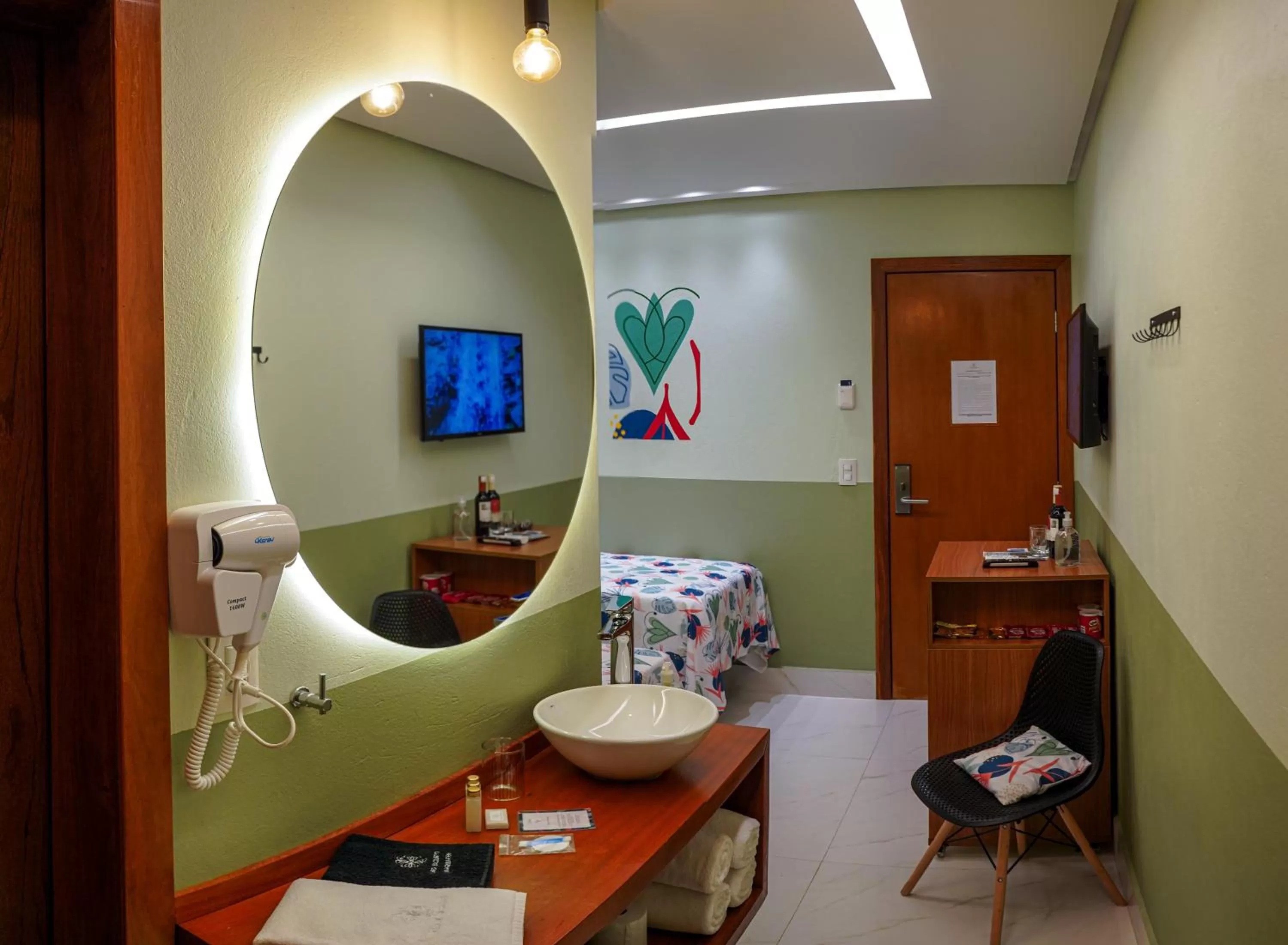 Bathroom in Pousada Flores do Carmo