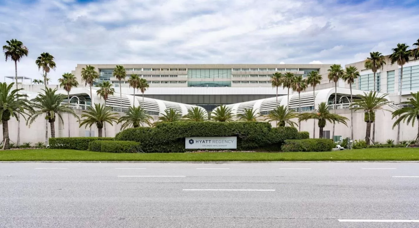 Property building in Hyatt Regency Orlando International Airport Hotel