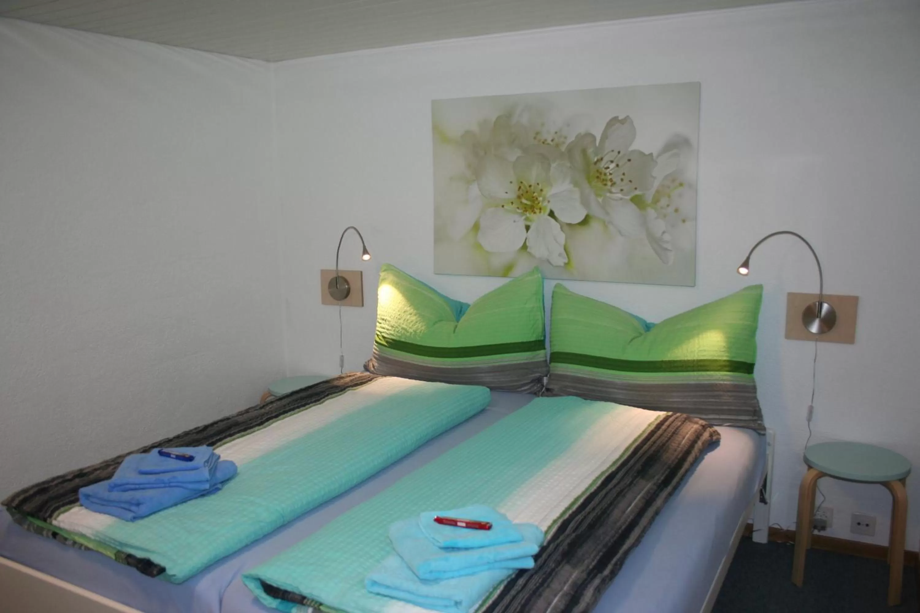 Bed in BnB Mönthal im Jurapark