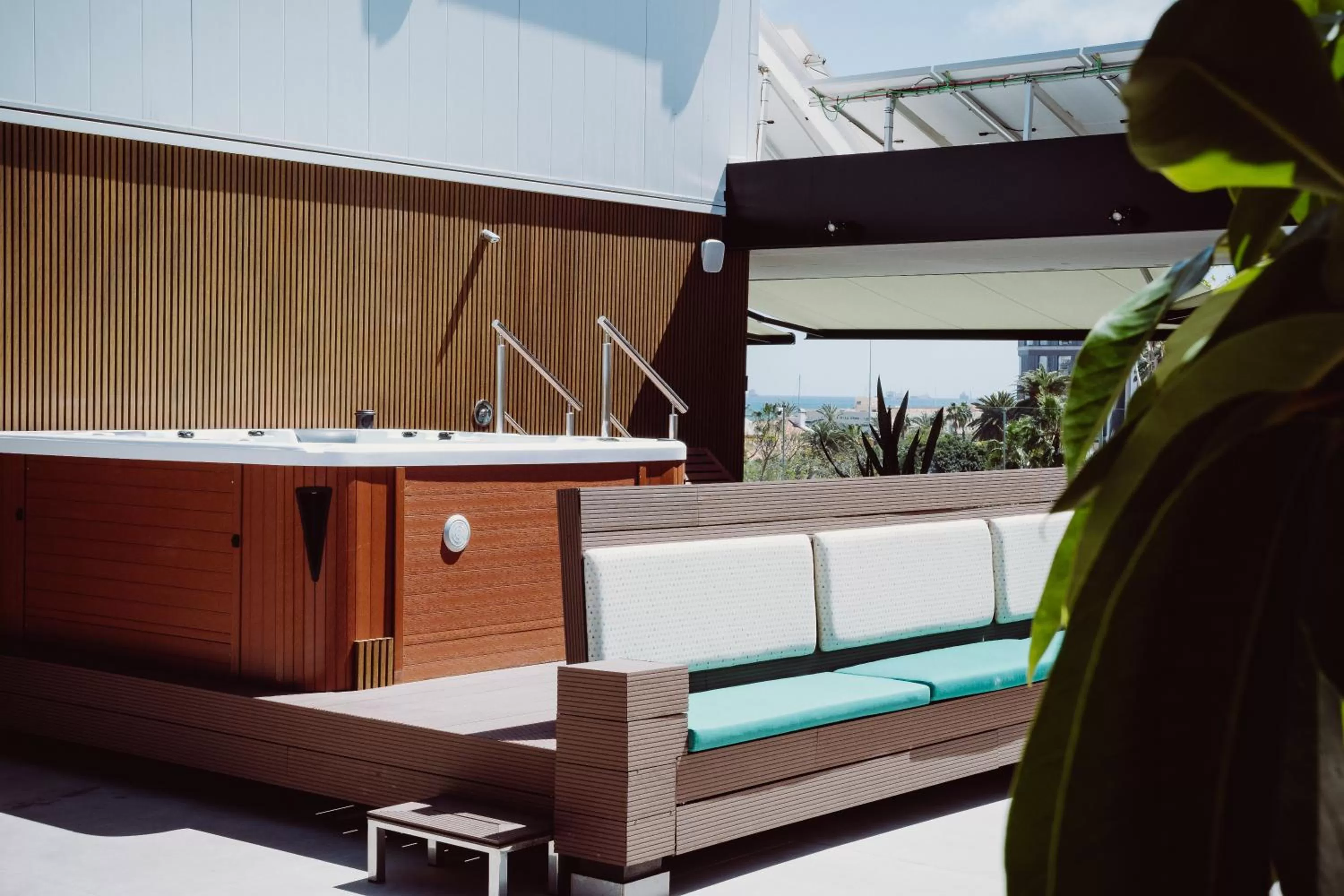 Solarium in Catalina Plaza Hotel Sostenible