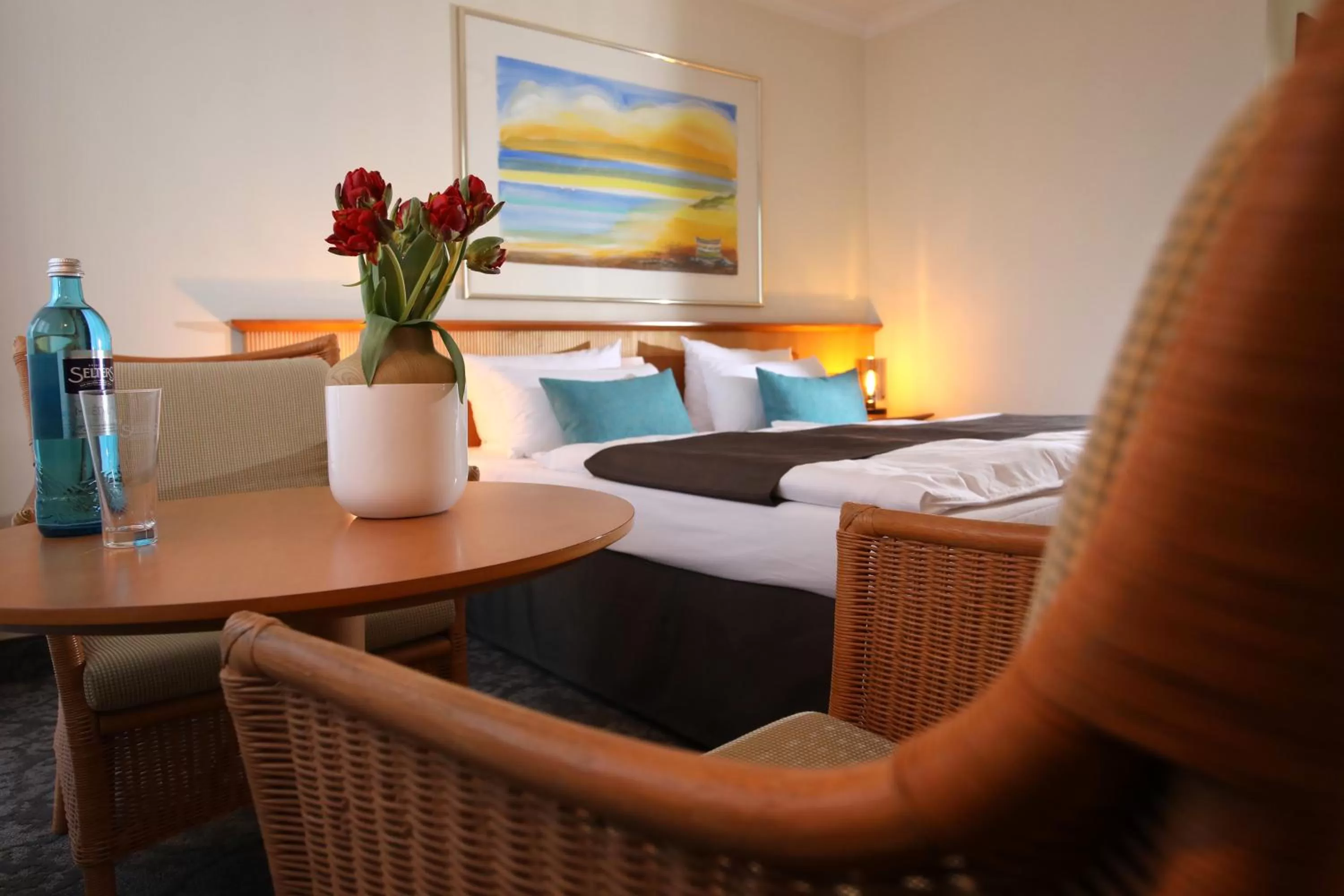 Bedroom, Bed in Hotel Bernstein Prerow