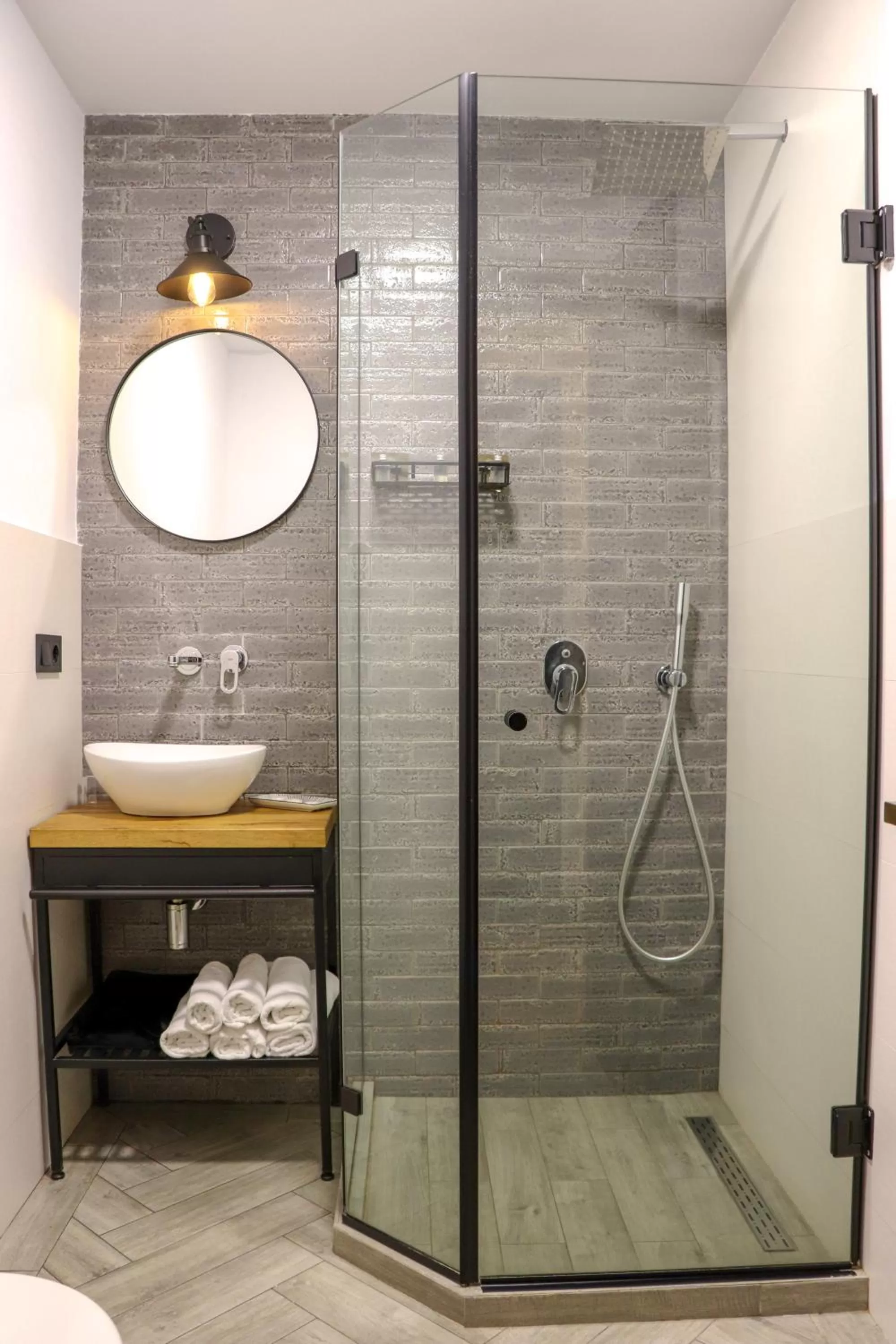 Bathroom in Borjomi Bridge Hotel