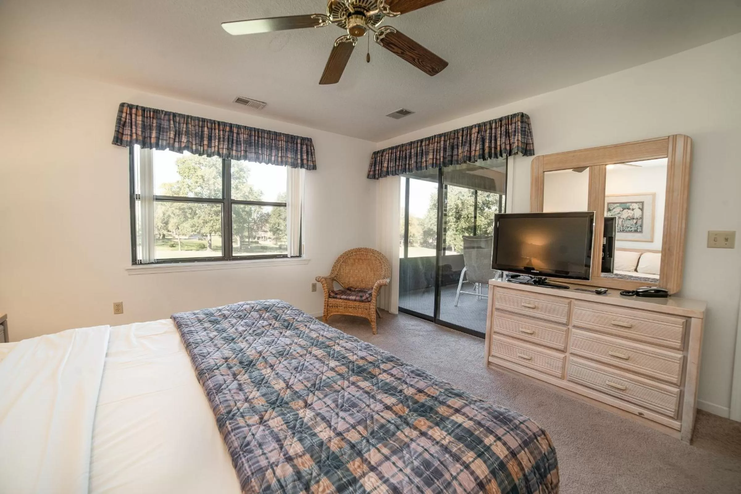 Bed in Pointe Royale Golf Resort