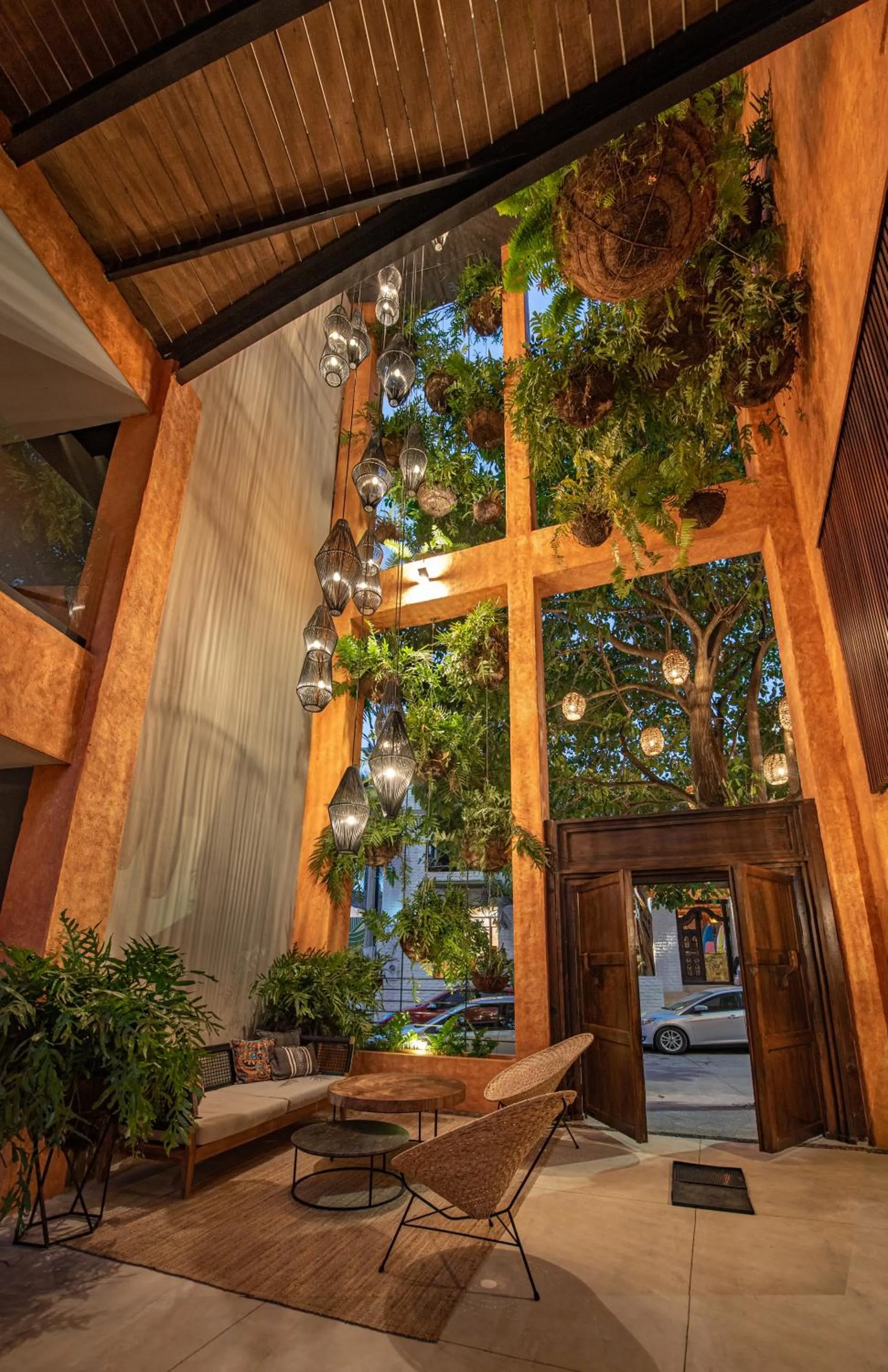 Lobby or reception in Sayulinda Hotel