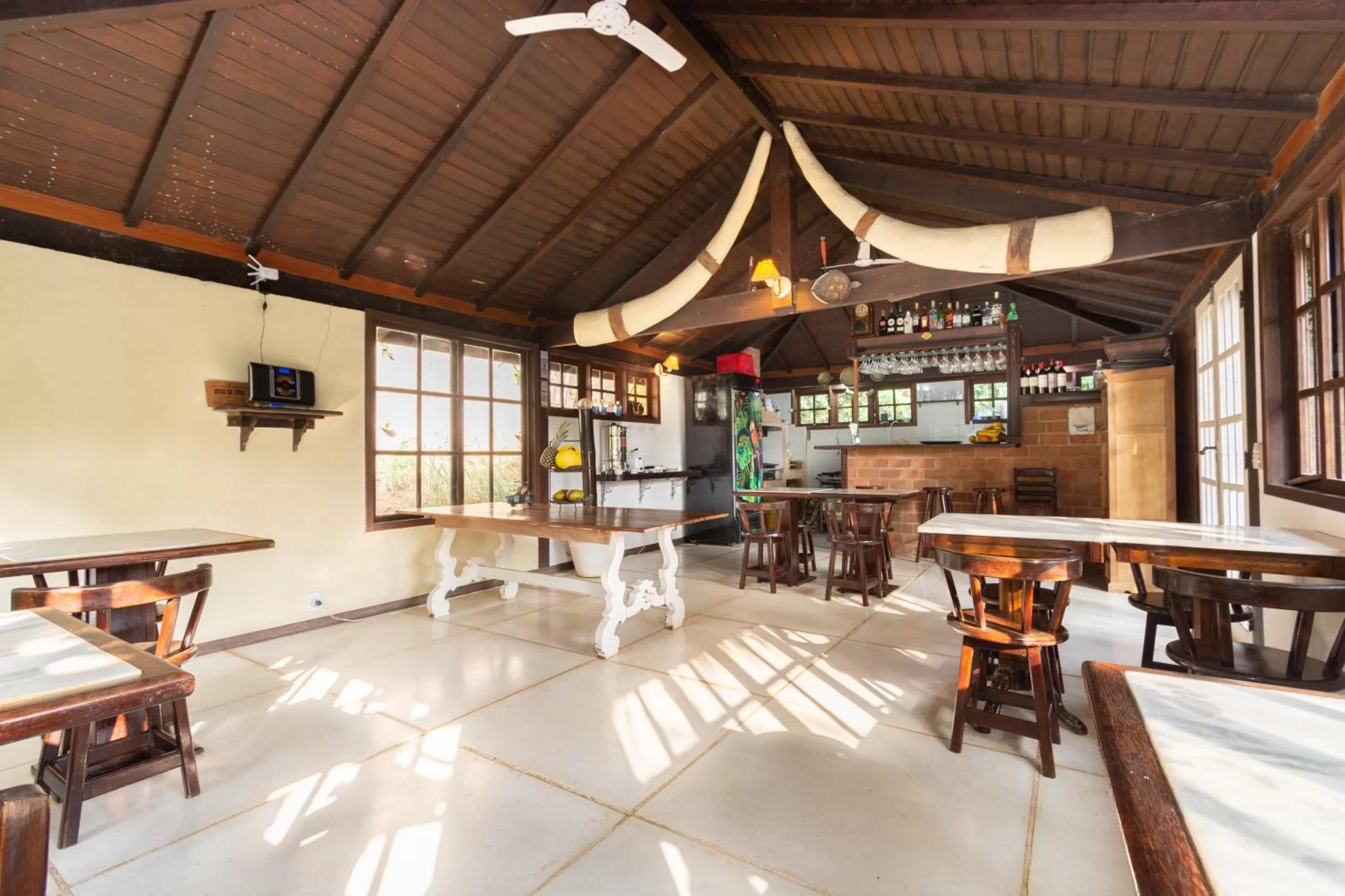 Restaurant/places to eat in Pousada Afrika