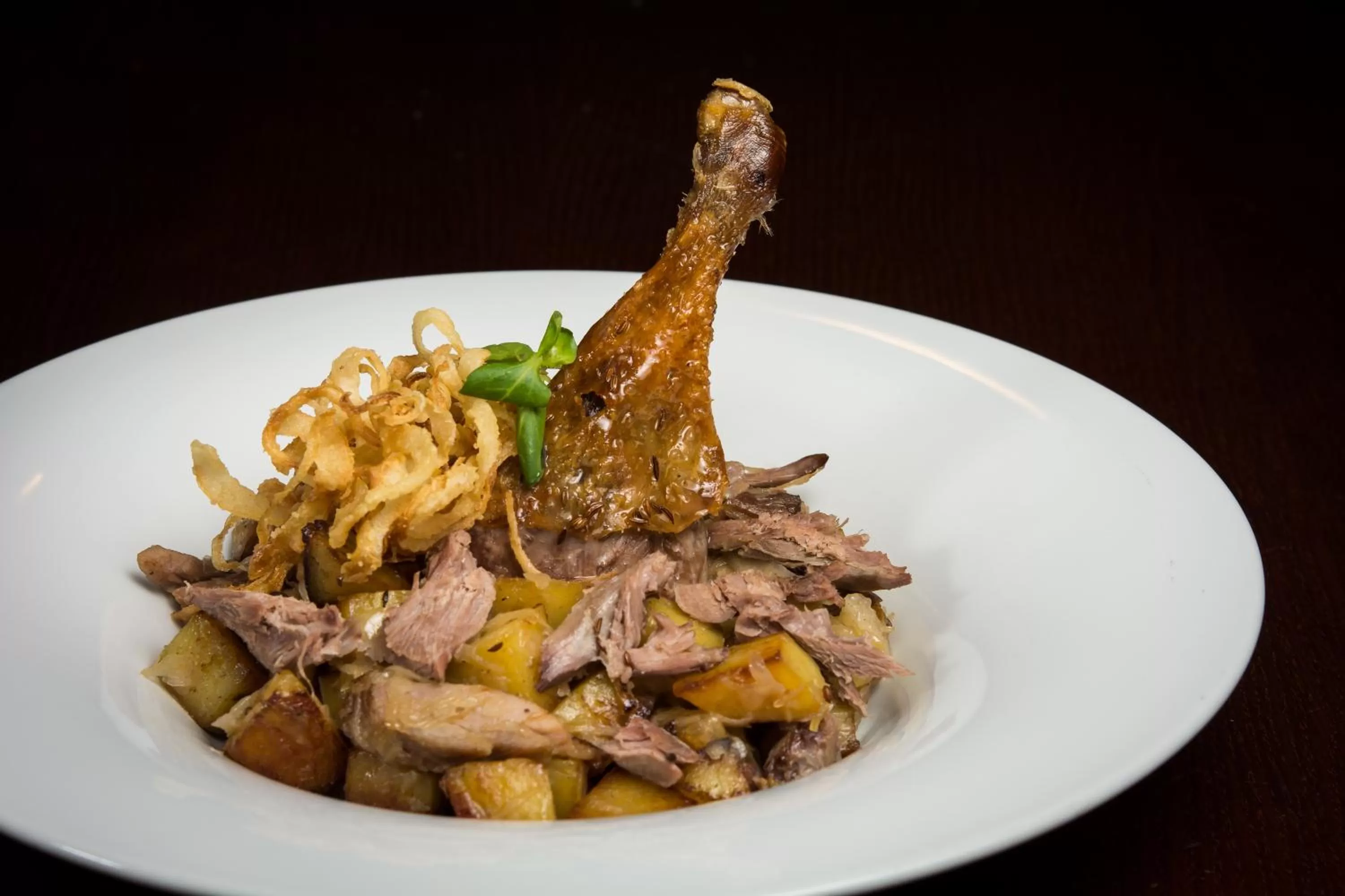 Dinner, Food in Pivovar Hotel Na Rychtě