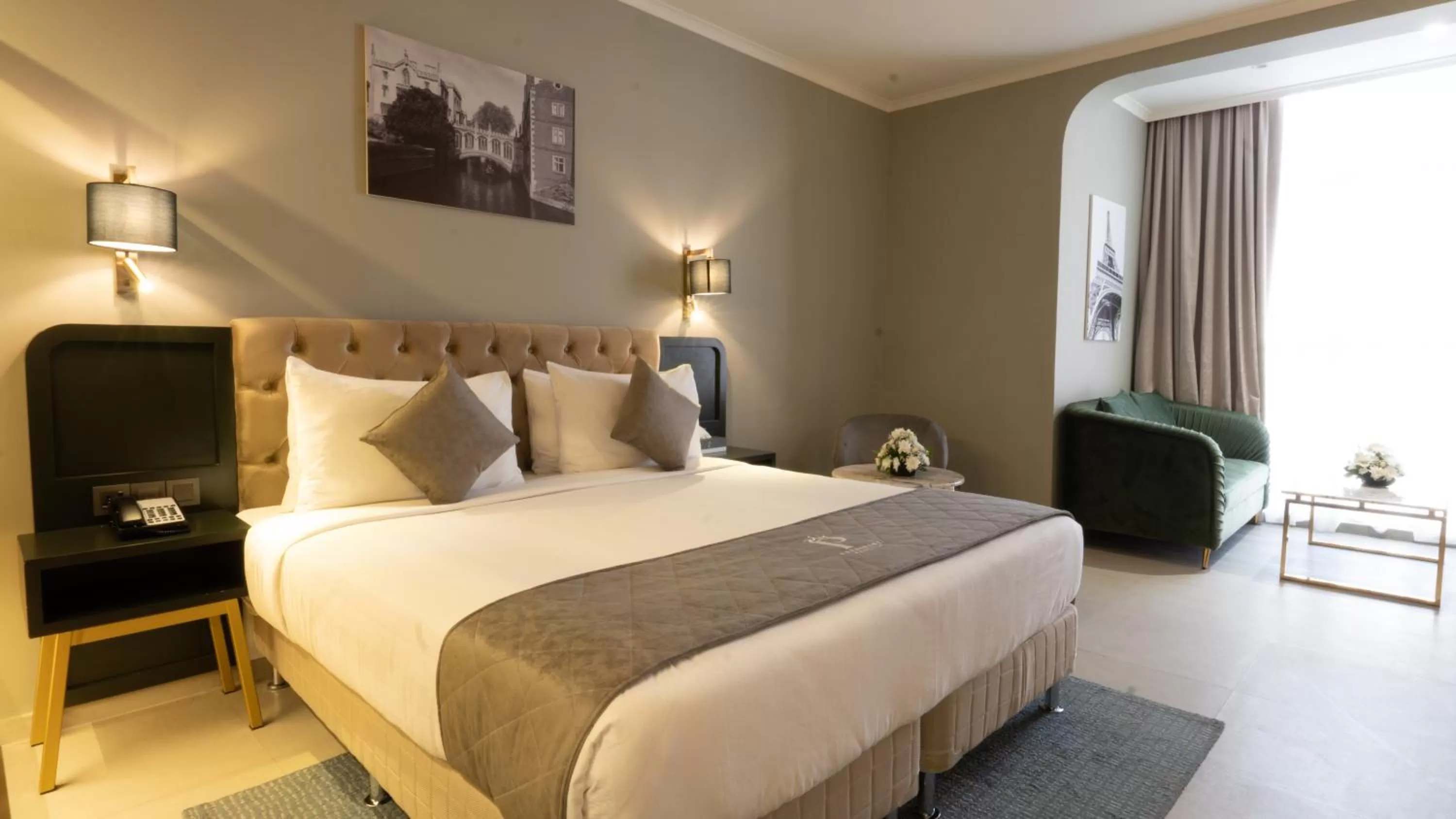 Bed in President Hotel