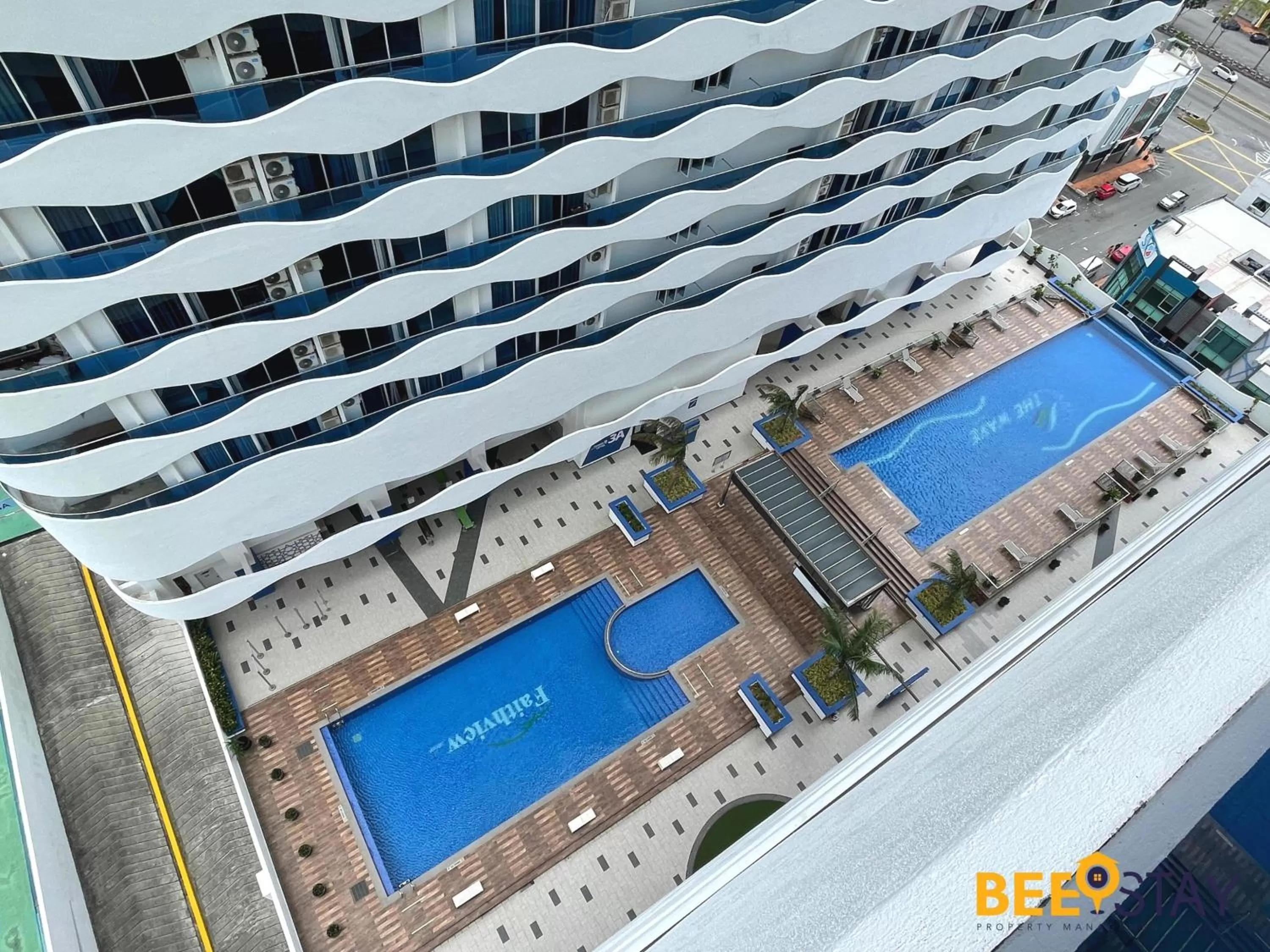 Pool View in The Wave Suites Melaka by BEESTAY