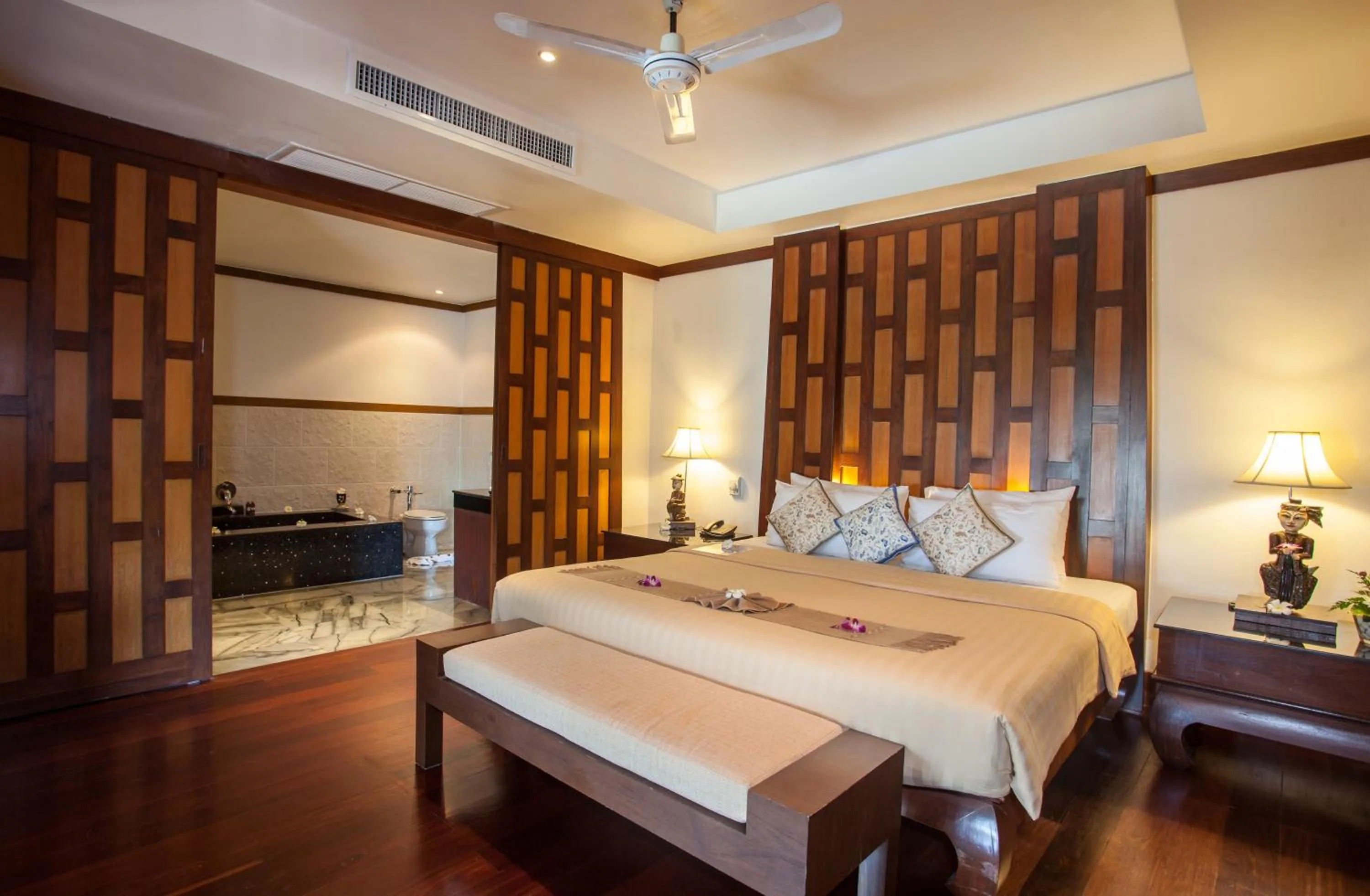 Bed in Baan Yin Dee Boutique Resort Phuket - SHA Plus