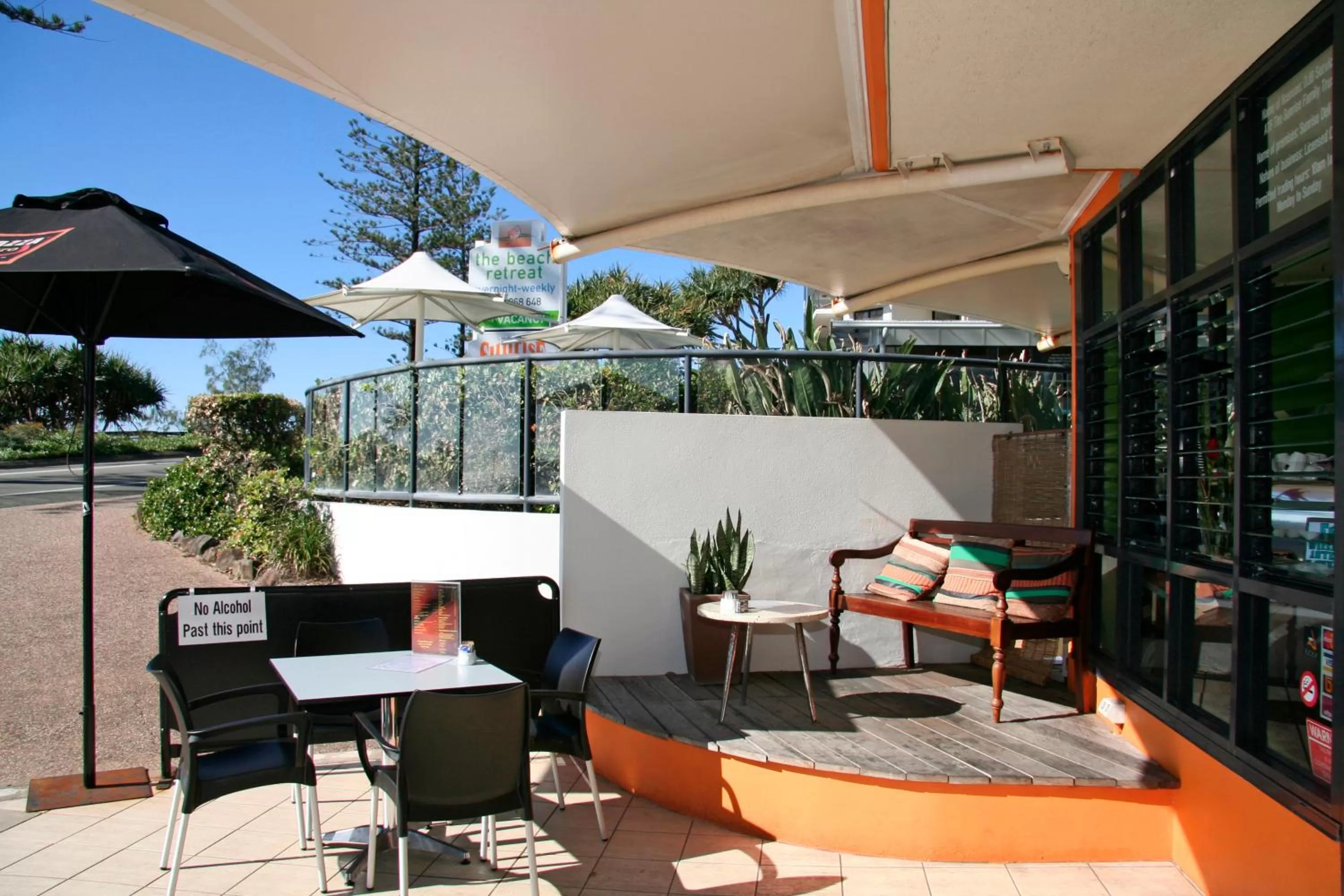 Patio in The Beach Retreat Coolum