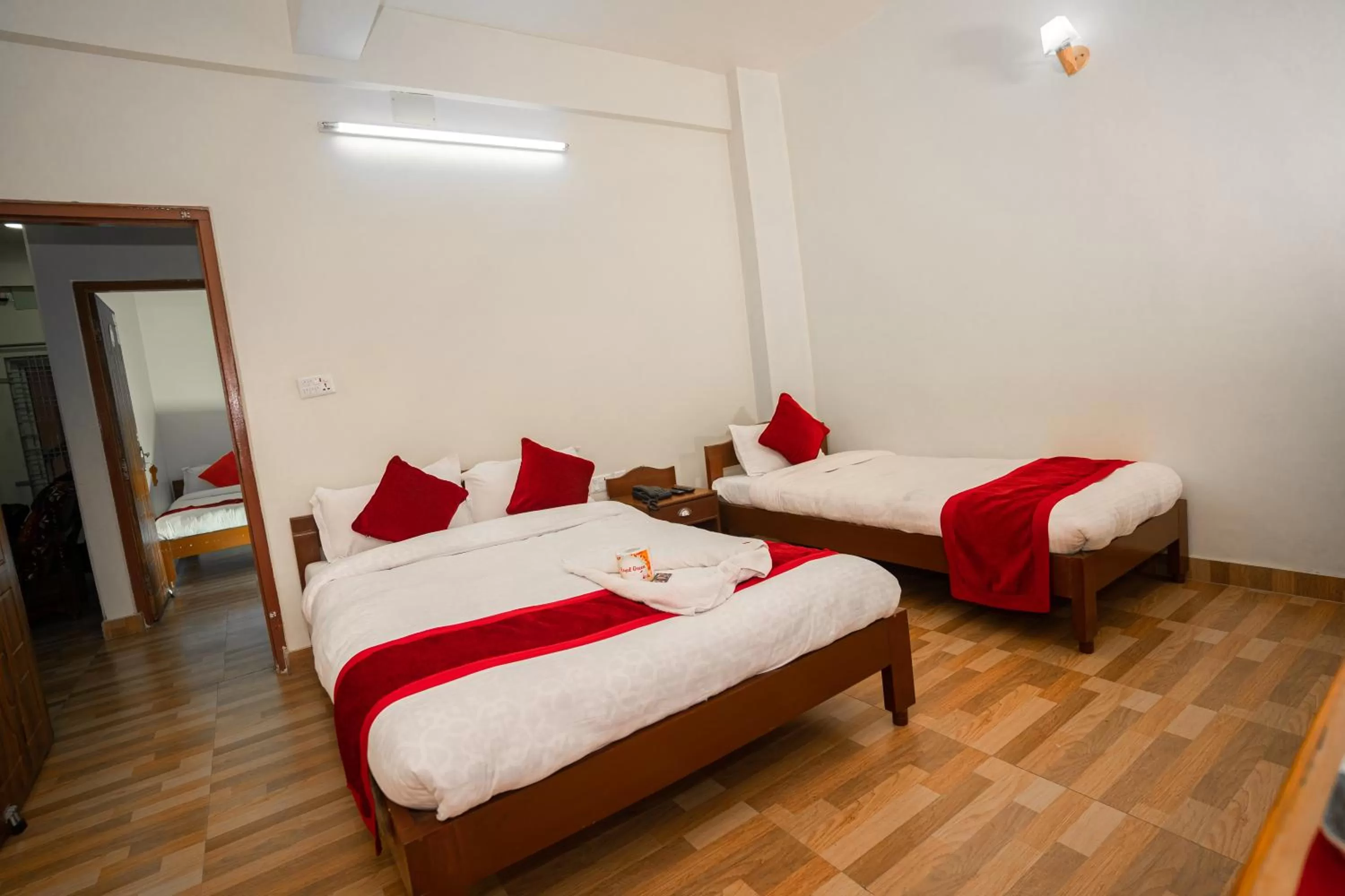 Photo of the whole room, Bed in Hotel Dela Mount Pokhara