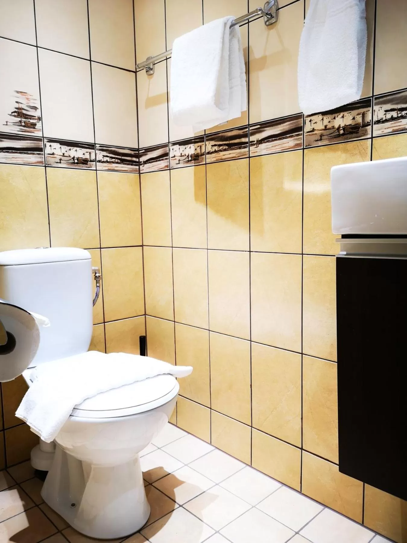 Shower in Best Western Plaza Hotel